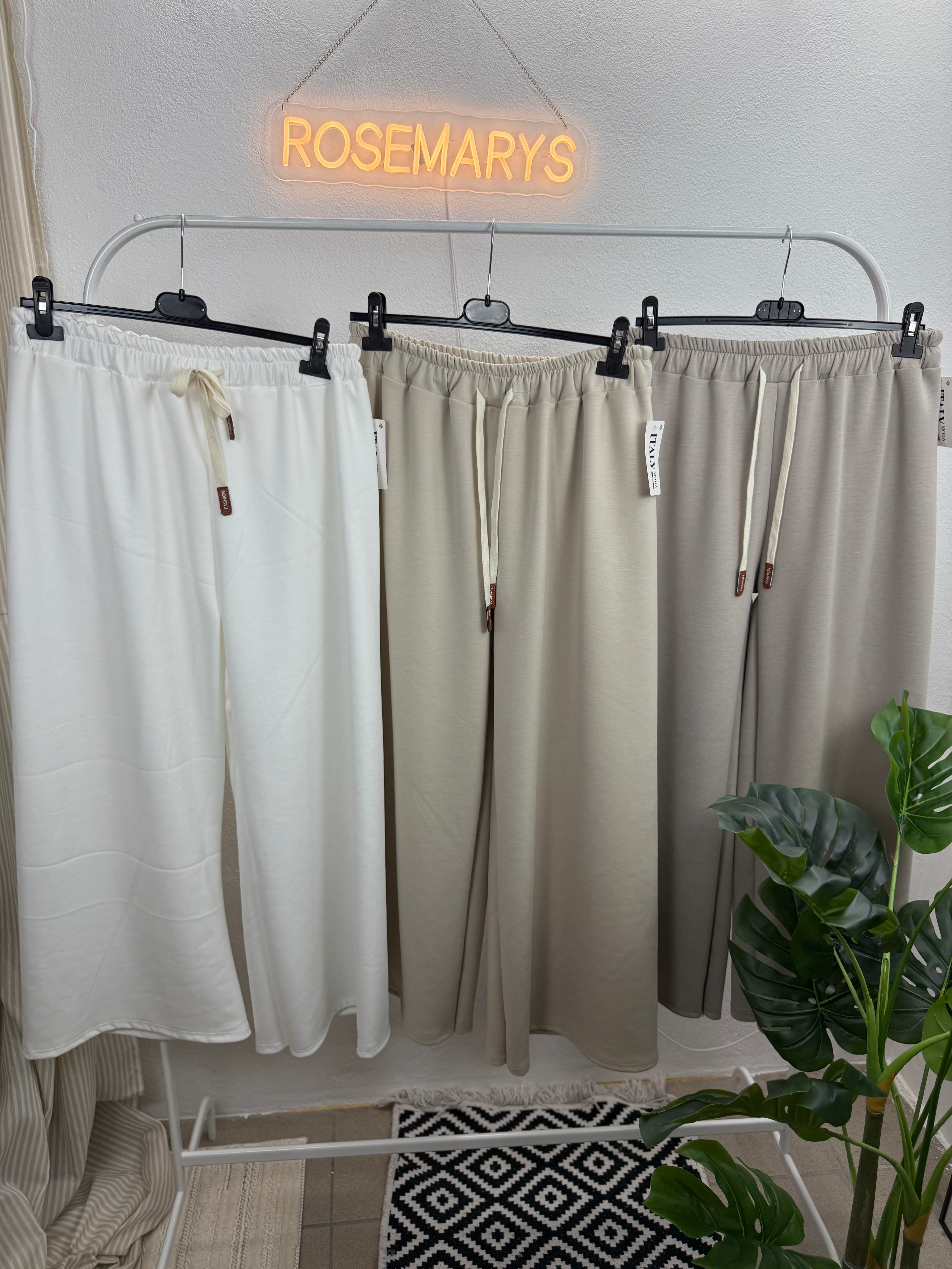 Weite Hose AMY - aus Butterstoff