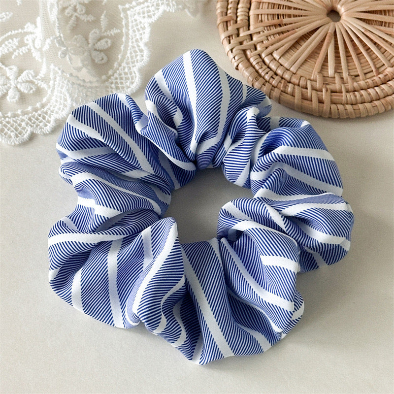 Scrunchie BLUE LINES - verschiedene Styles