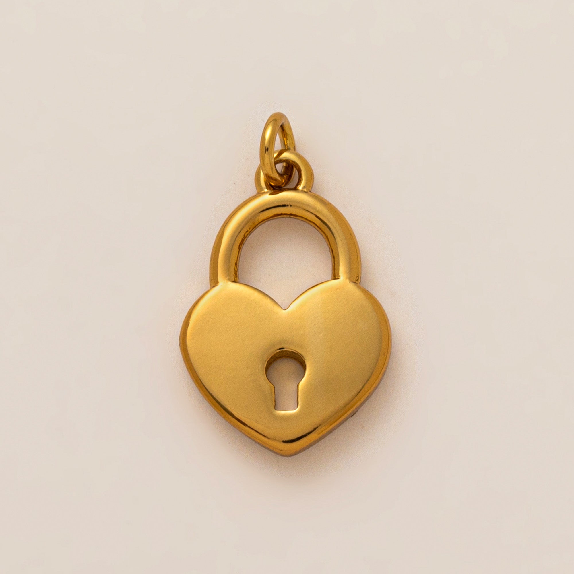 Charms Anhänger - DIY KETTE - wasserfest, Edelstahl, 18k vergoldet