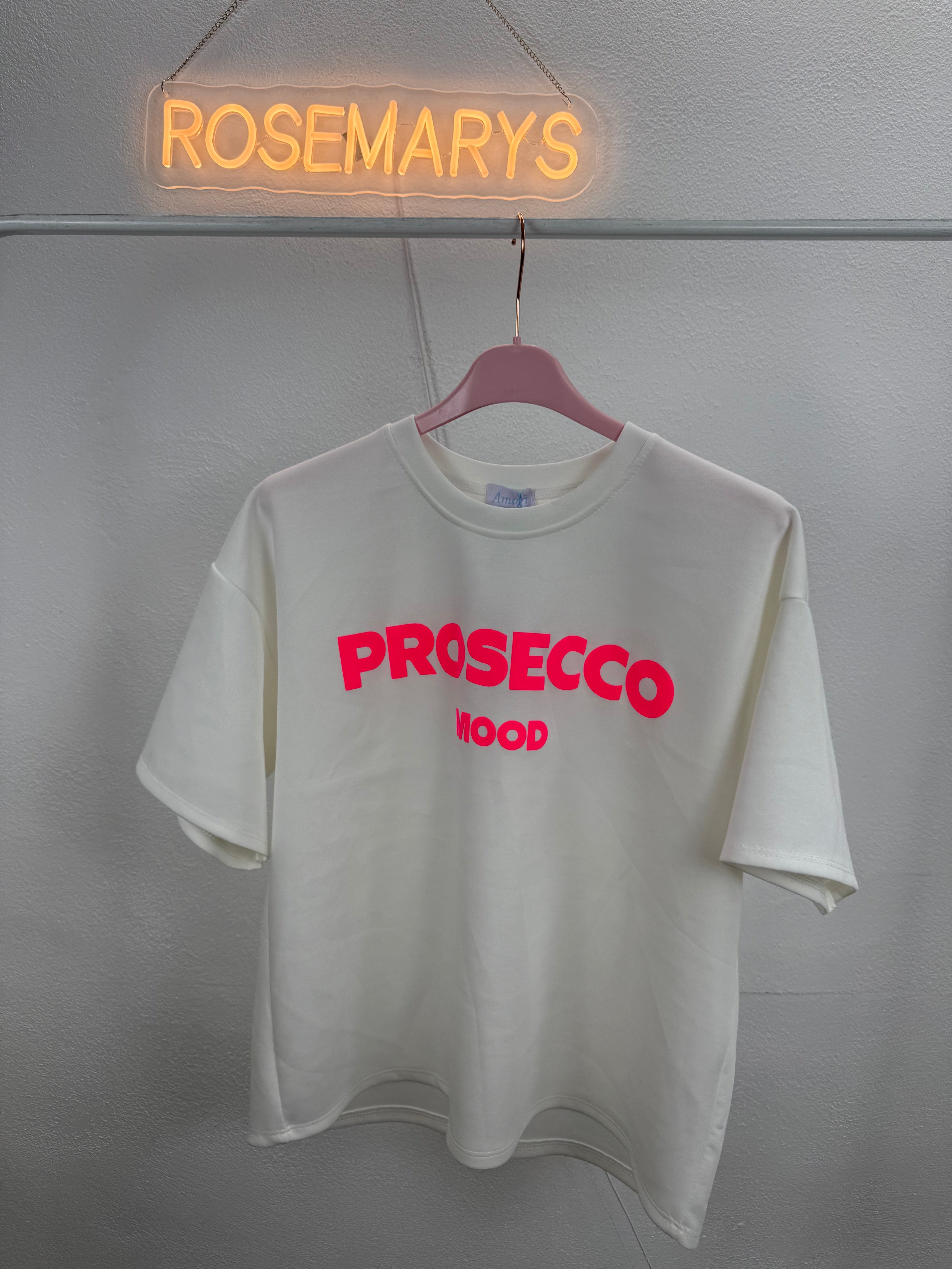 Tshirt aus Butterstoff - PROSECCO MOOD - verschiedene Farben