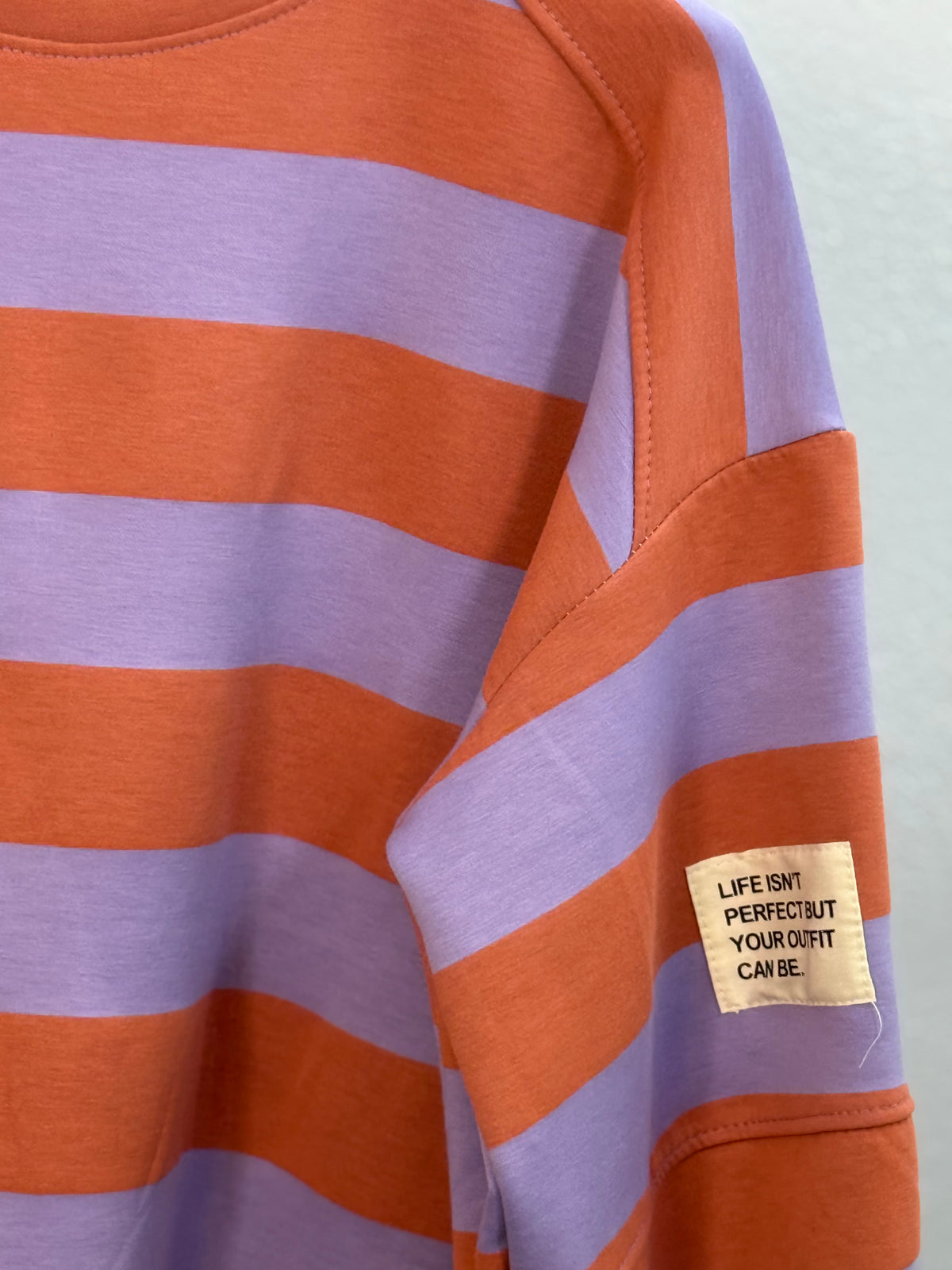 Color Crush Oversize-Pullover 🌈 - mit Streifen
