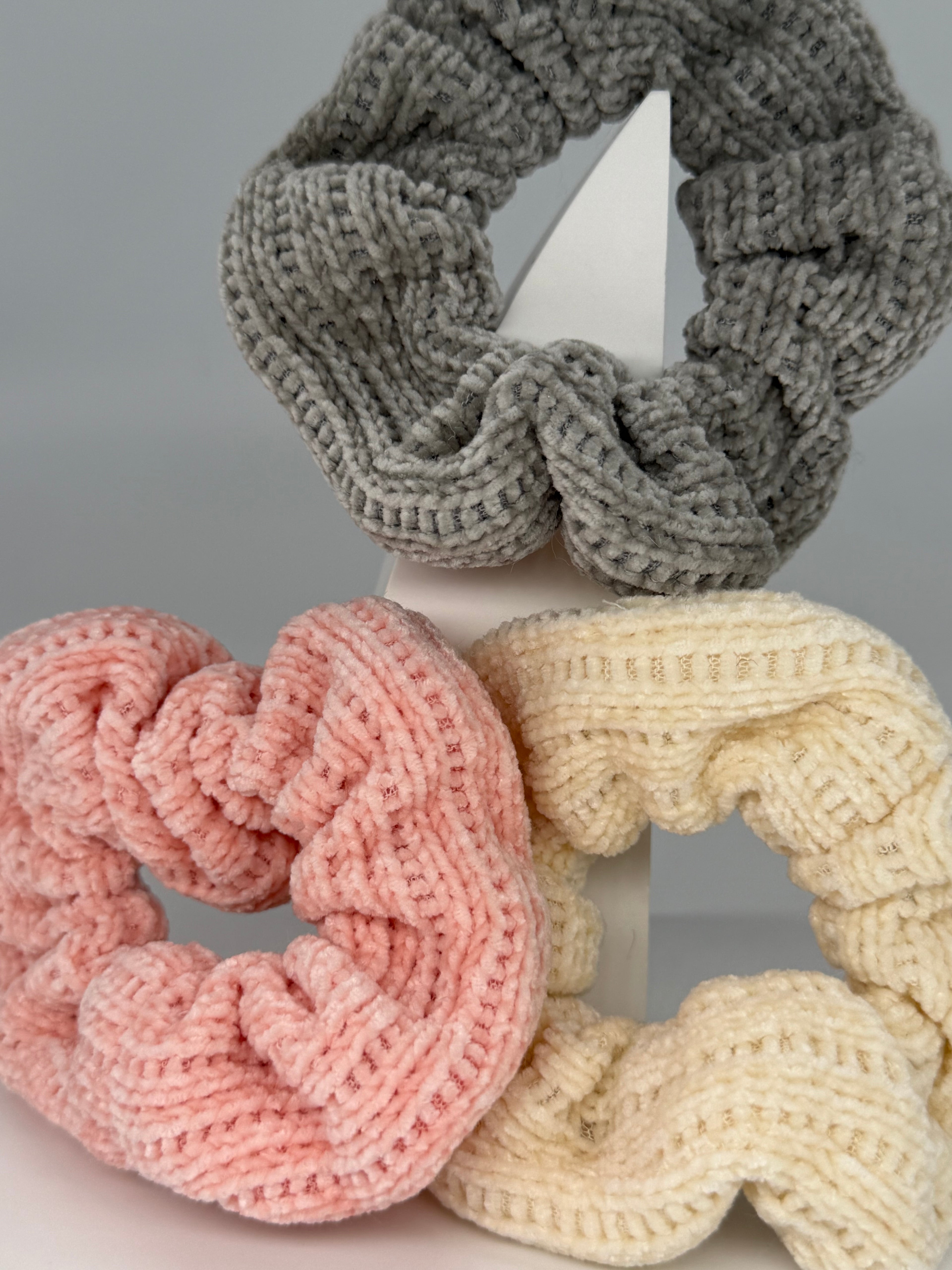 Scrunchie Soft Strick Haargummi MIDI Size