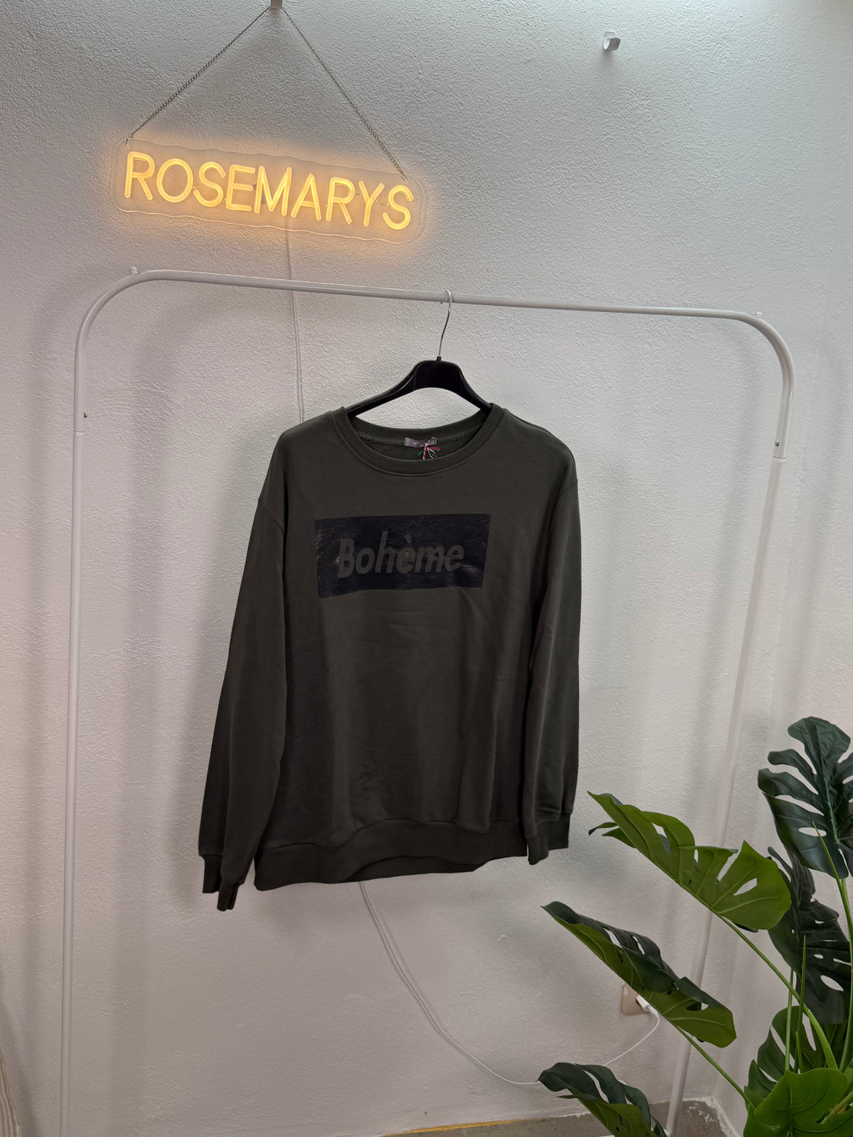 BOHÈME Sweatshirt aus Baumwolle - mehrere Farben - bis 42 tragbar