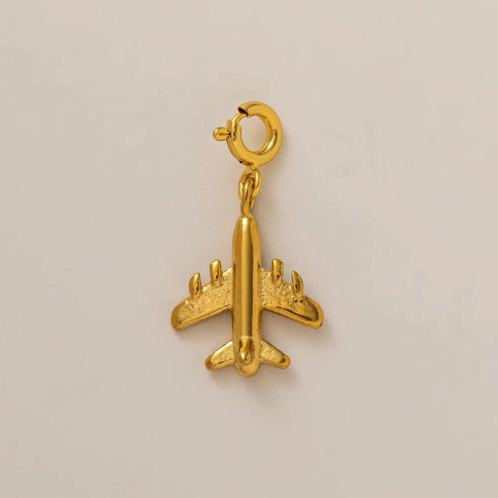 Charms Anhänger - DIY KETTE - wasserfest, Edelstahl, 18k vergoldet