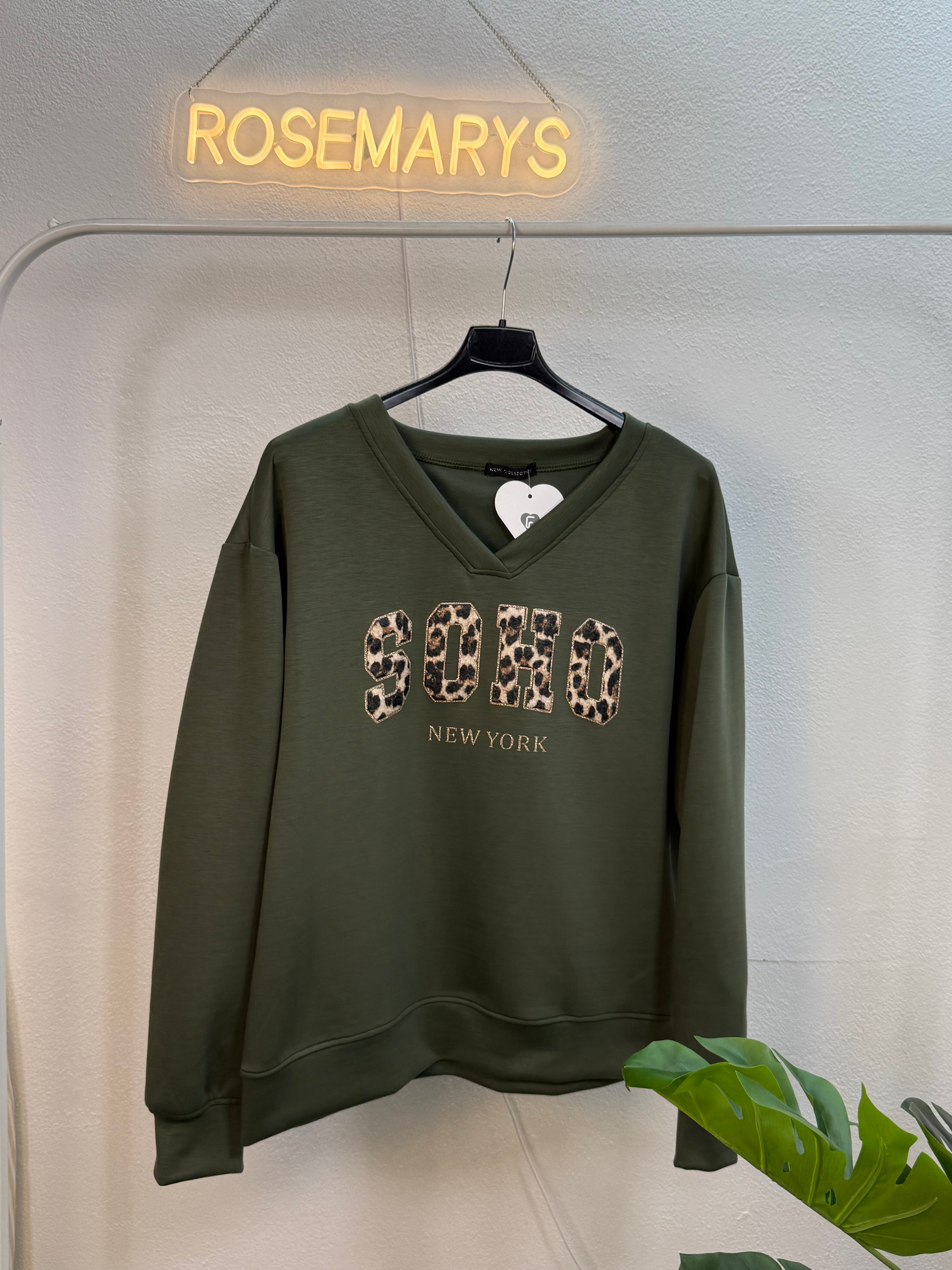 Soho Pullover – Leo Details 🐆✨- verschiedene Farben