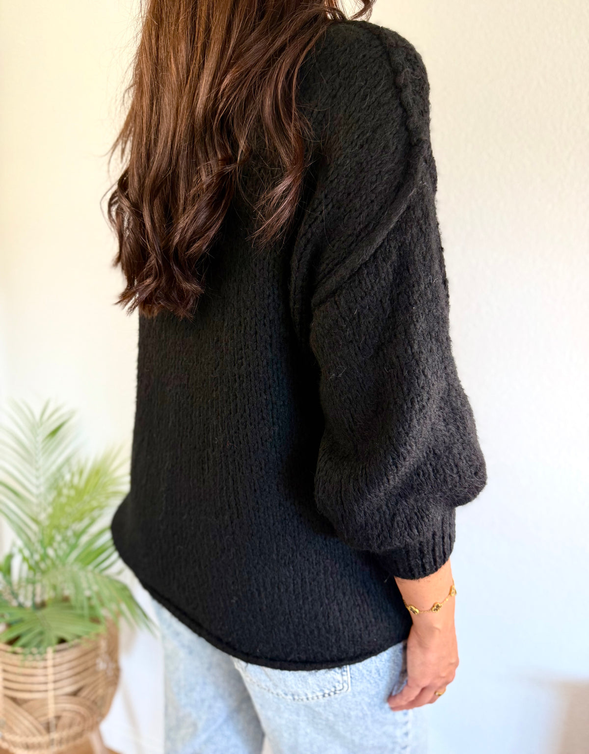 Ultra Oversize Strickcardigan mit Knopfleiste