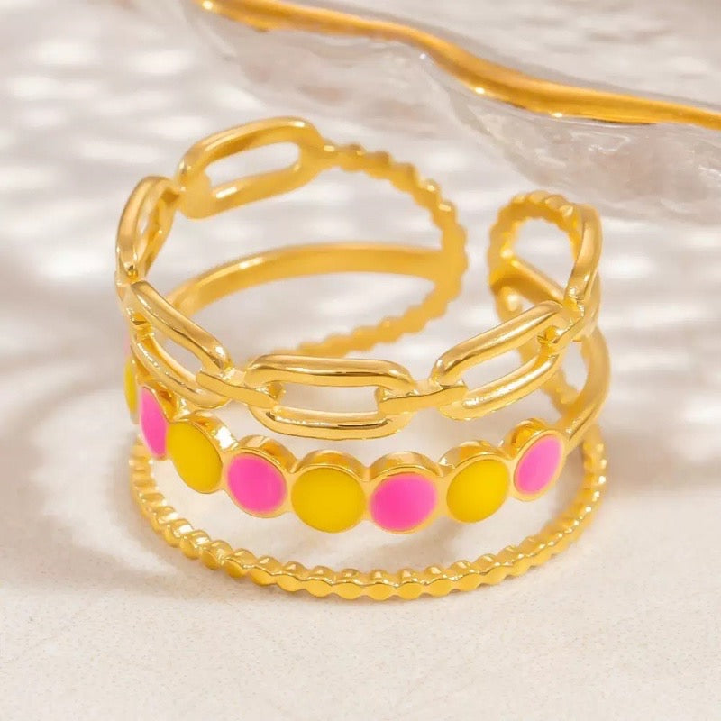 CANDY 🍭 Ring - Kollektion aus Edelstahl
