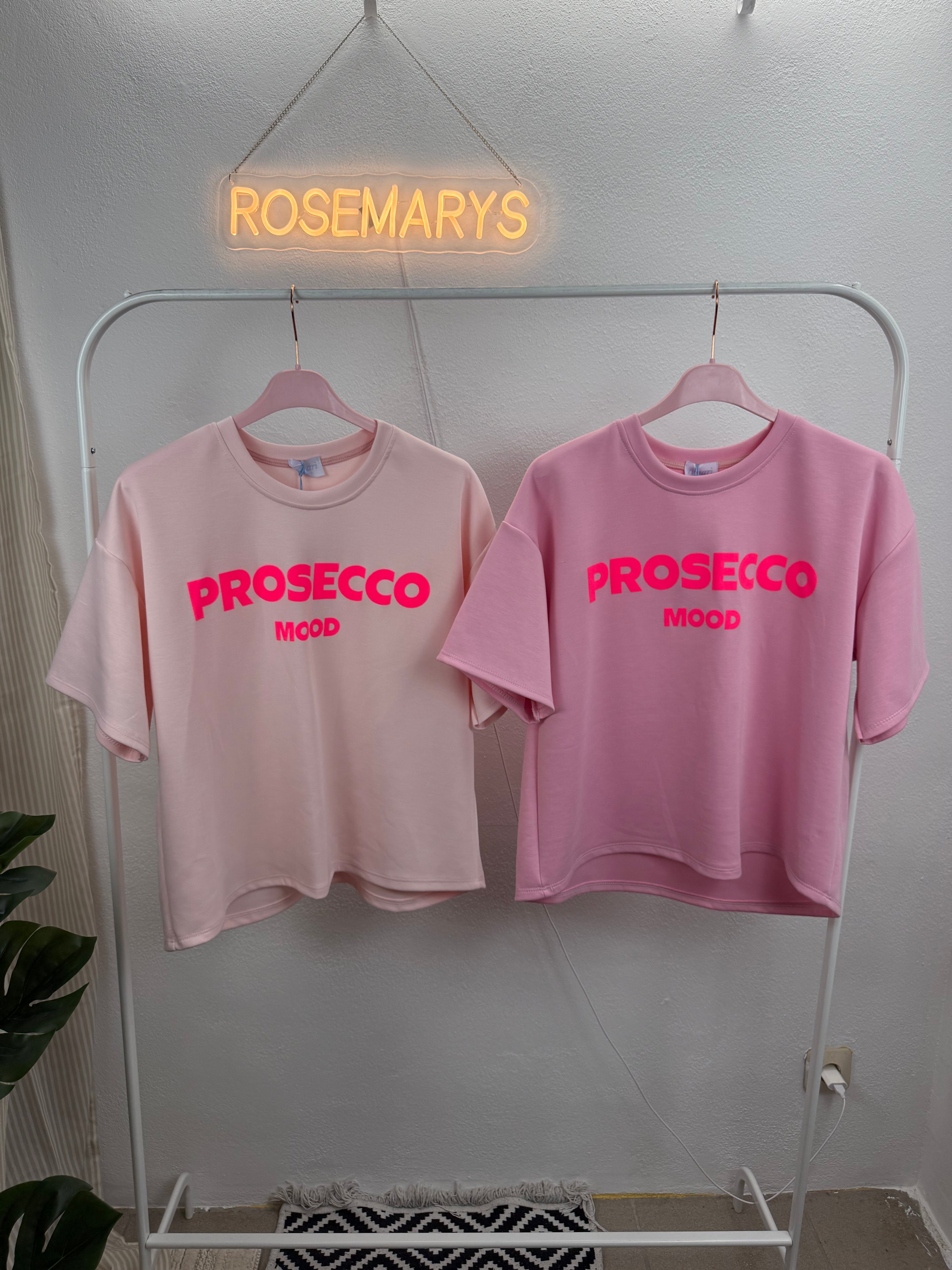 Tshirt aus Butterstoff - PROSECCO MOOD - verschiedene Farben