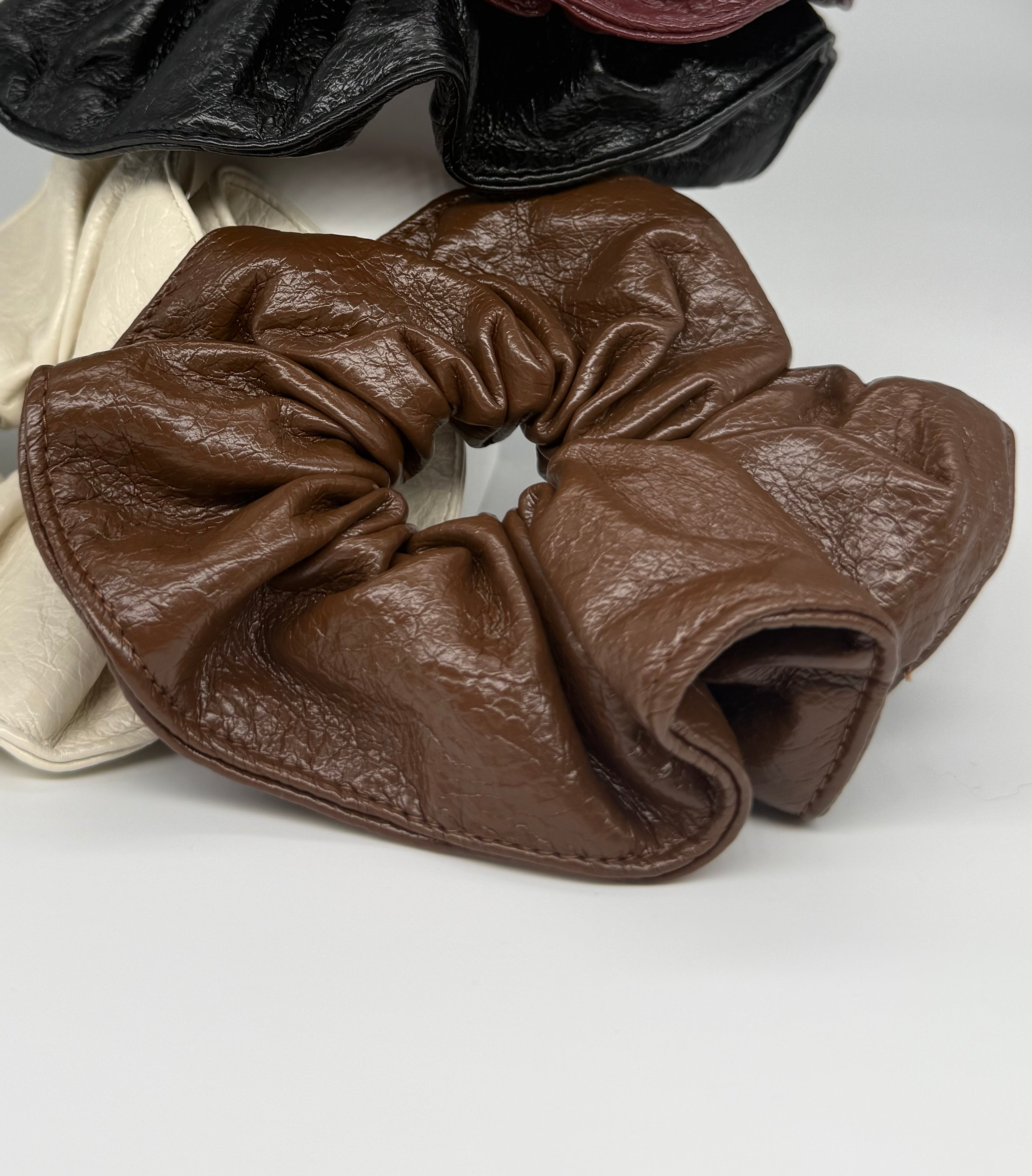 Scrunchie Kunstlederoptik MAXI Size