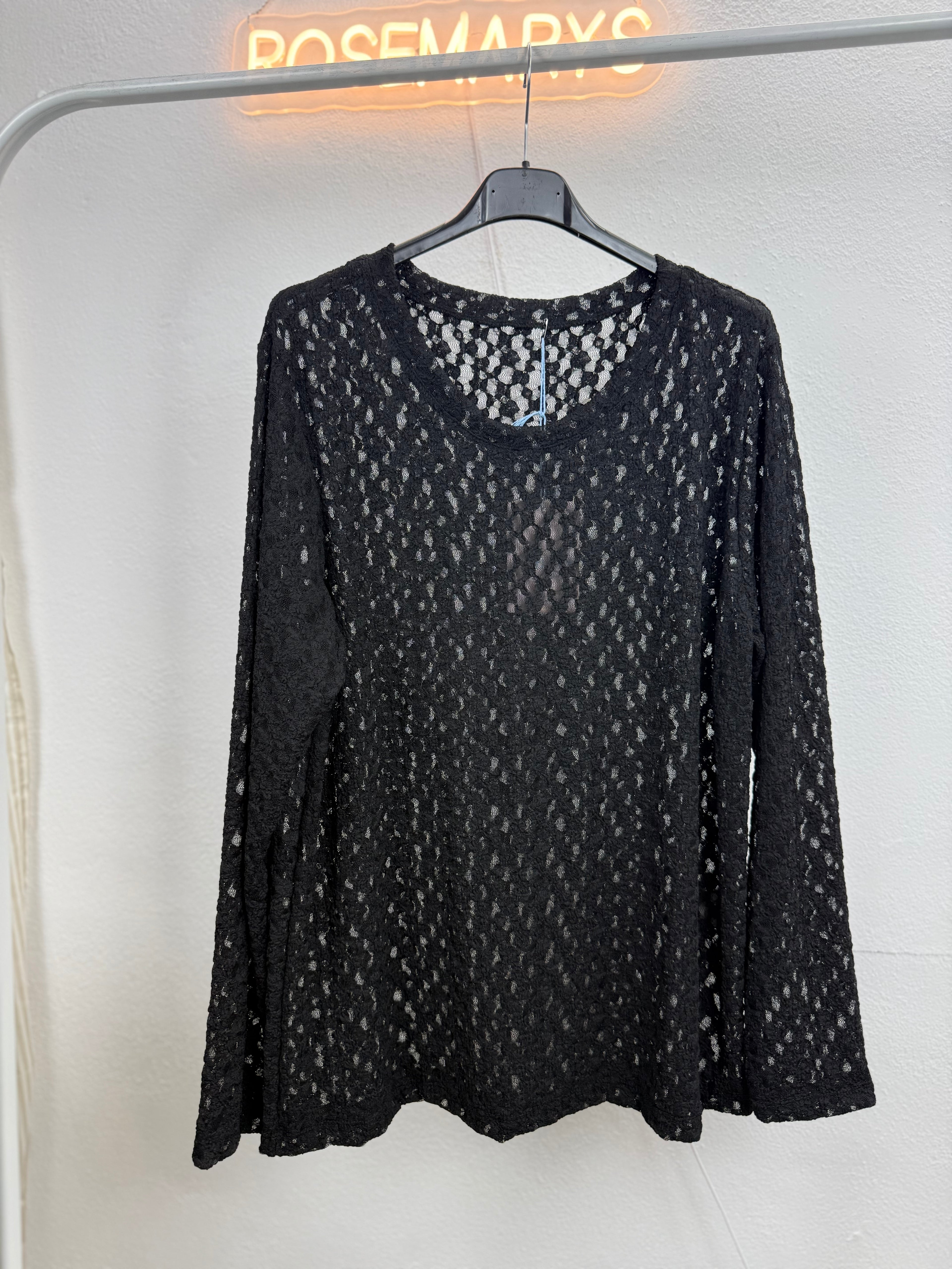 Leichtes Shirt mit Spitze - LUCY