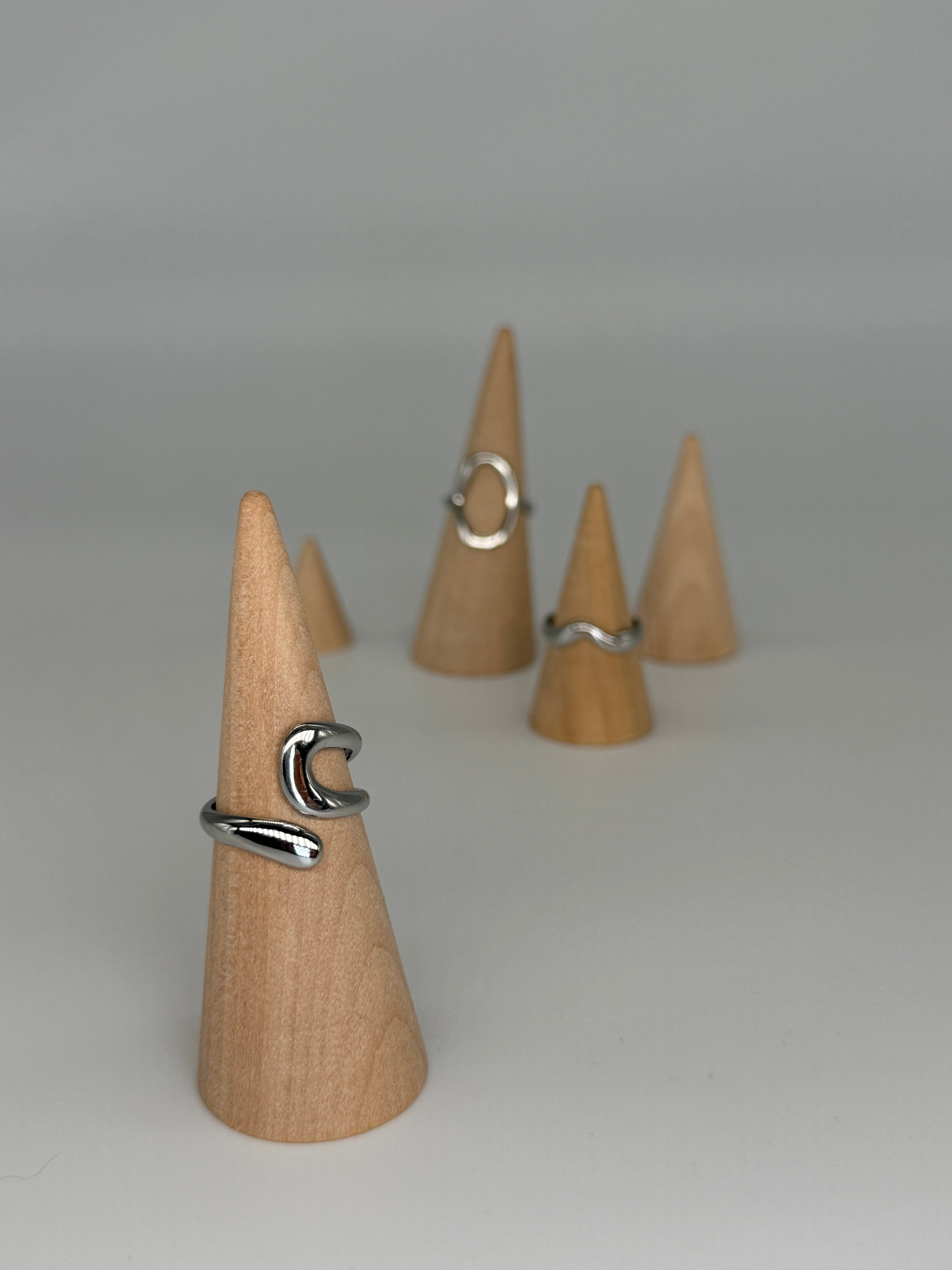 CLASSIC Ring (Silber) - größenverstellbar + 18K Vergoldung (verschiedene Ausführungen)