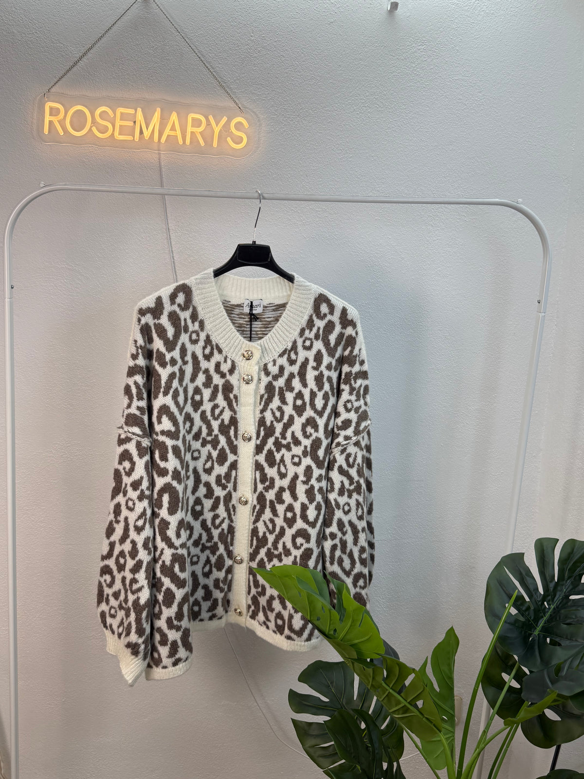 Oversize Cozy LEO Cardigan - mehrere Farben - bis 44/46 tragbar