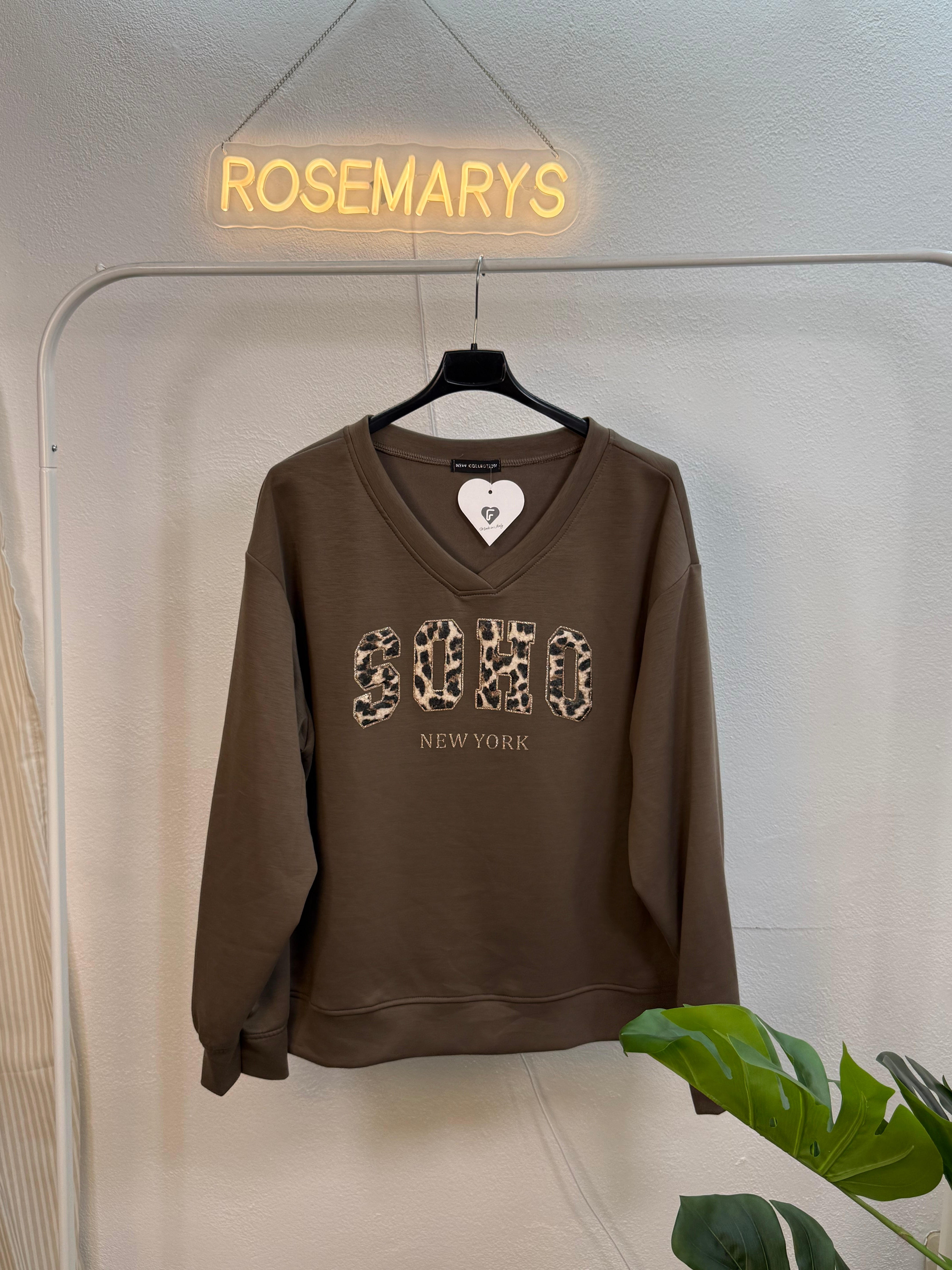 Soho Pullover – Leo Details 🐆✨- verschiedene Farben