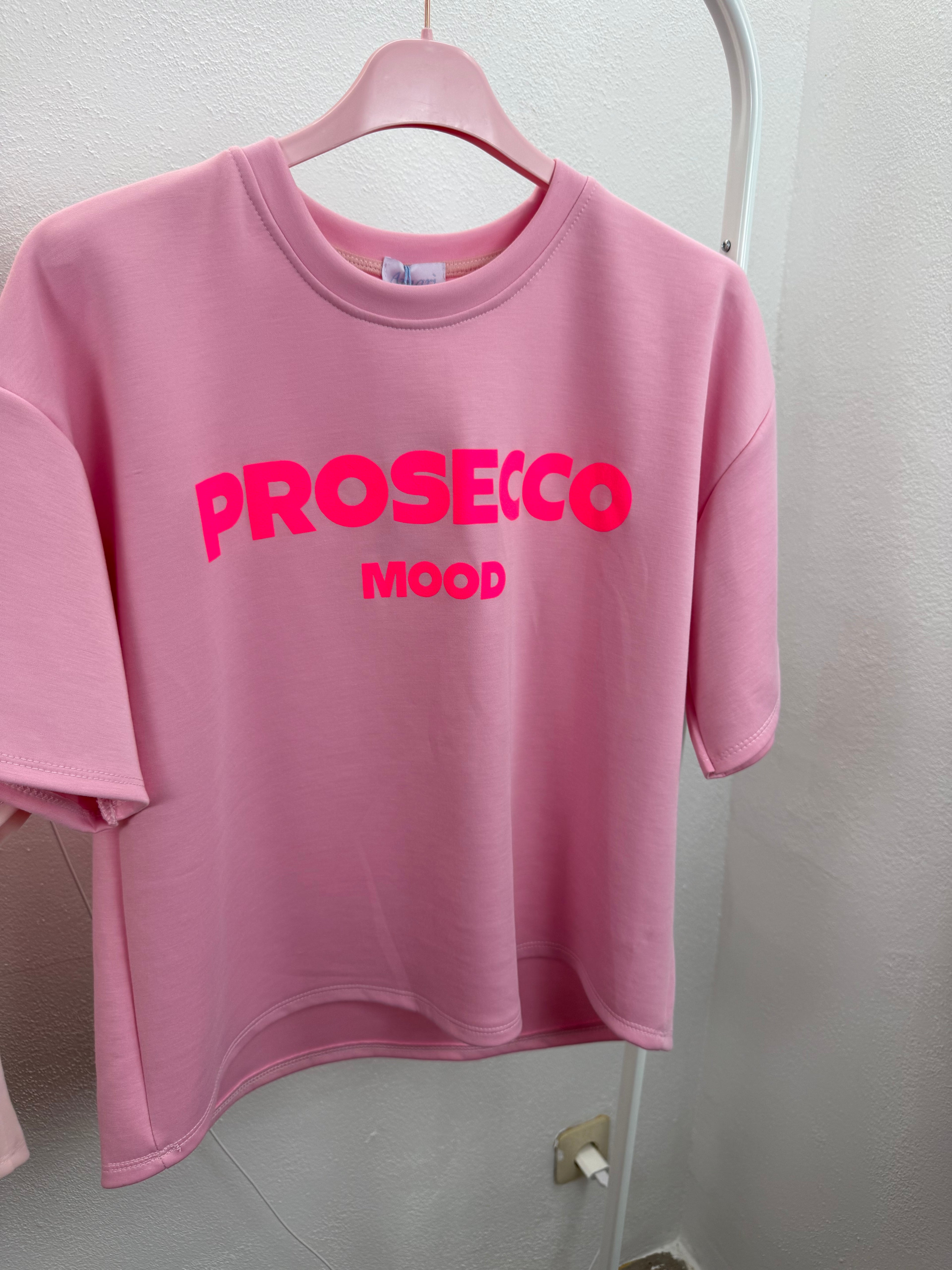 Tshirt aus Butterstoff - PROSECCO MOOD - verschiedene Farben