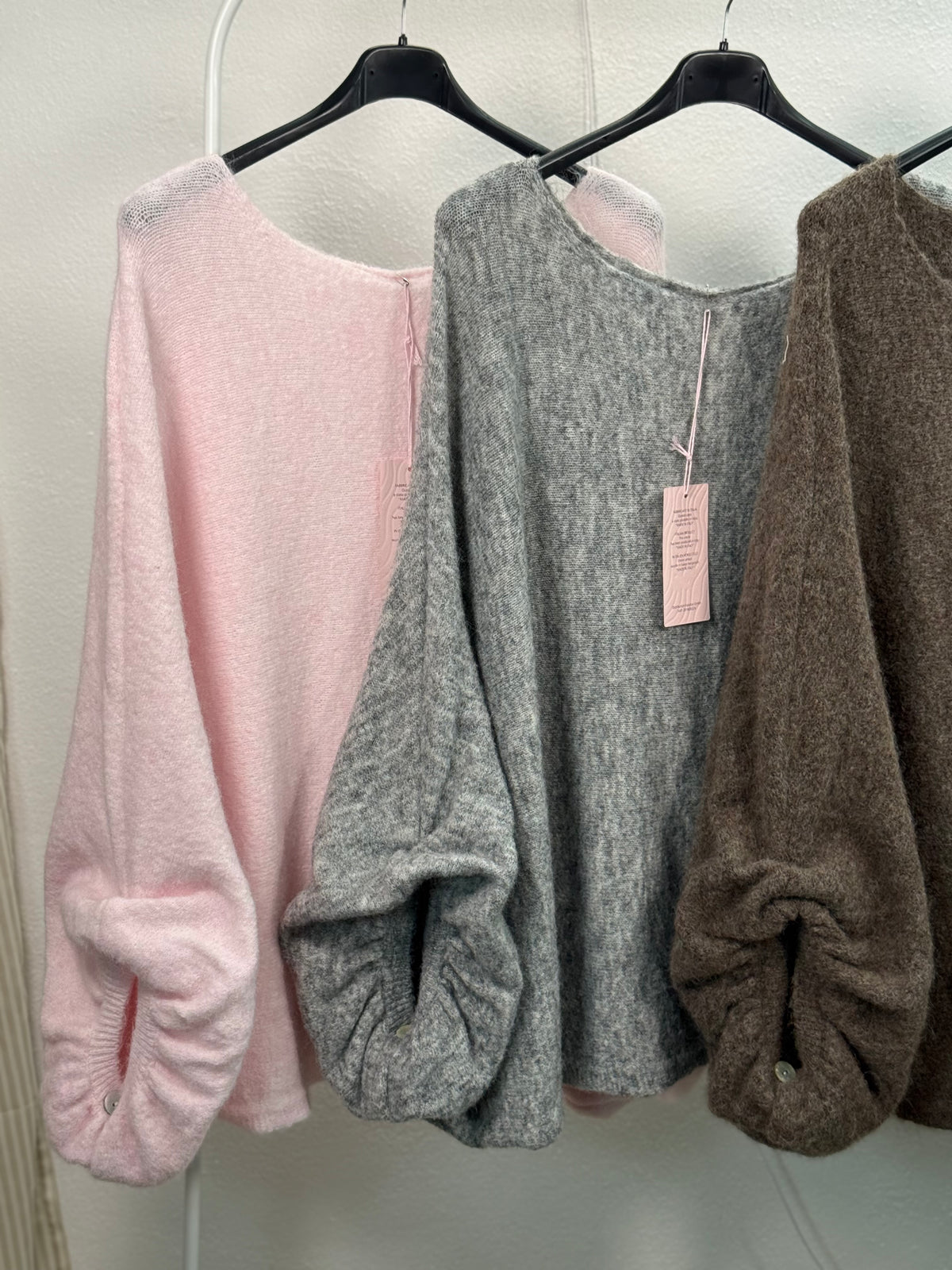 BALLOON KNIT 🤎 - Ultra Oversize Pullover mit Alpaka-Wolle - bis 48/50 tragbar