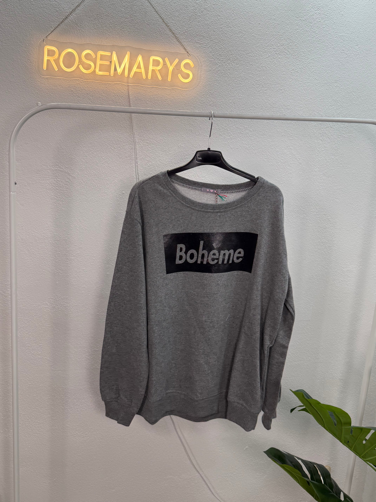 BOHÈME Sweatshirt aus Baumwolle - mehrere Farben - bis 42 tragbar