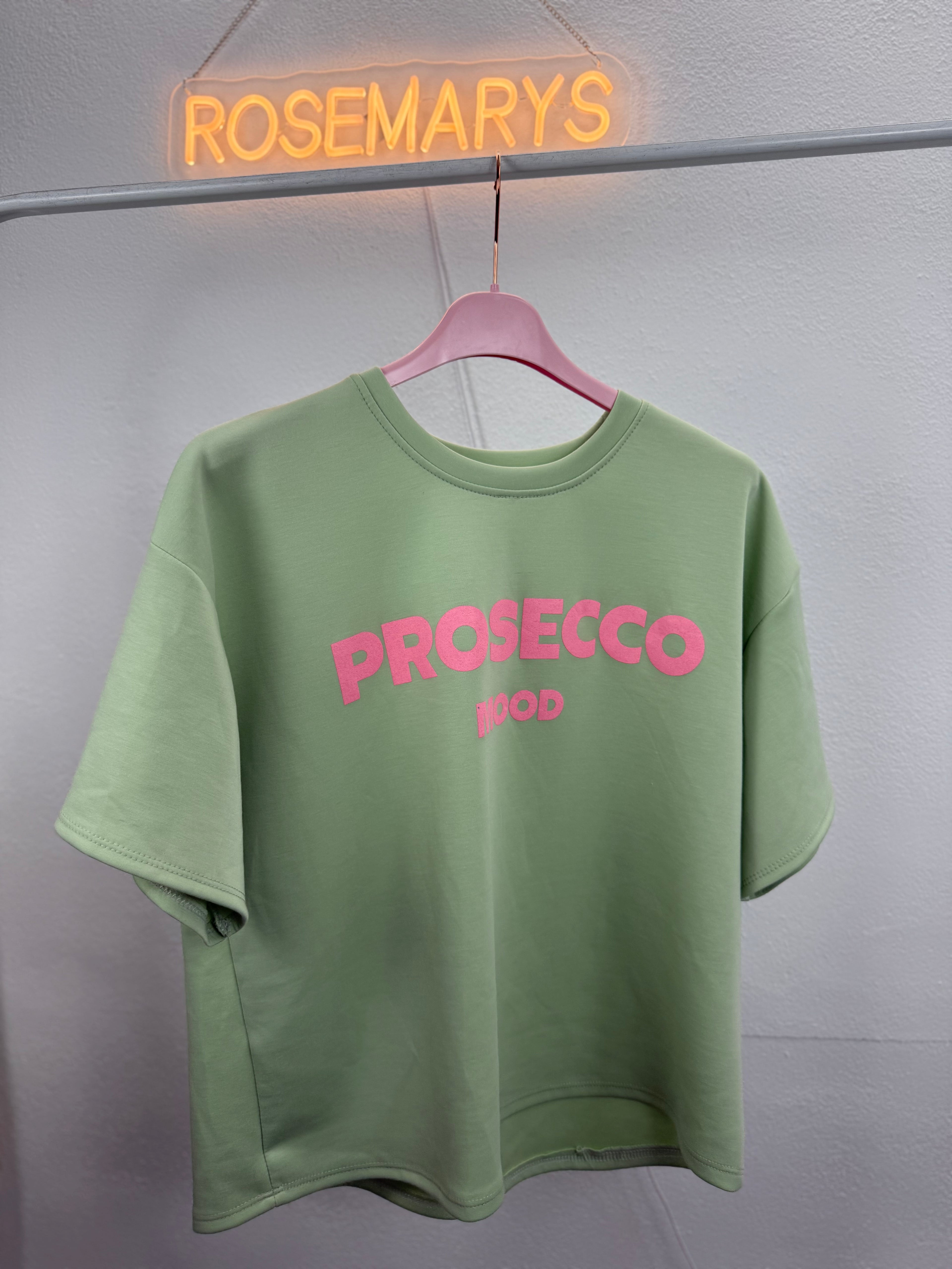Tshirt aus Butterstoff - PROSECCO MOOD - verschiedene Farben
