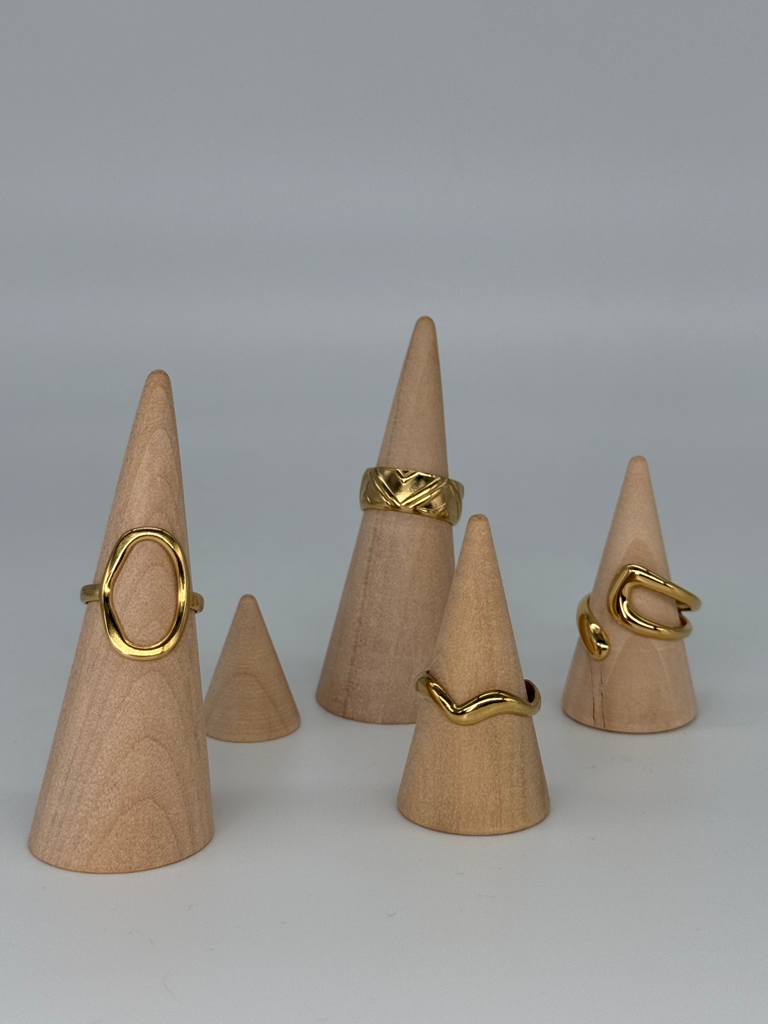 CLASSIC Ring (Gold)- größenverstellbar + 18k vergoldet (verschiedene Ausführungen)