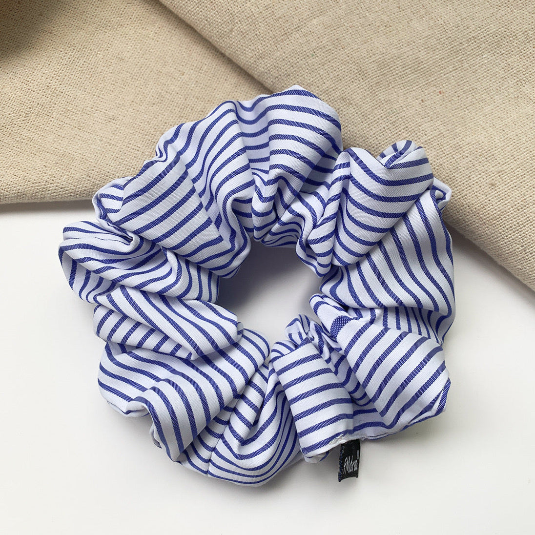 Scrunchie BLUE LINES - verschiedene Styles