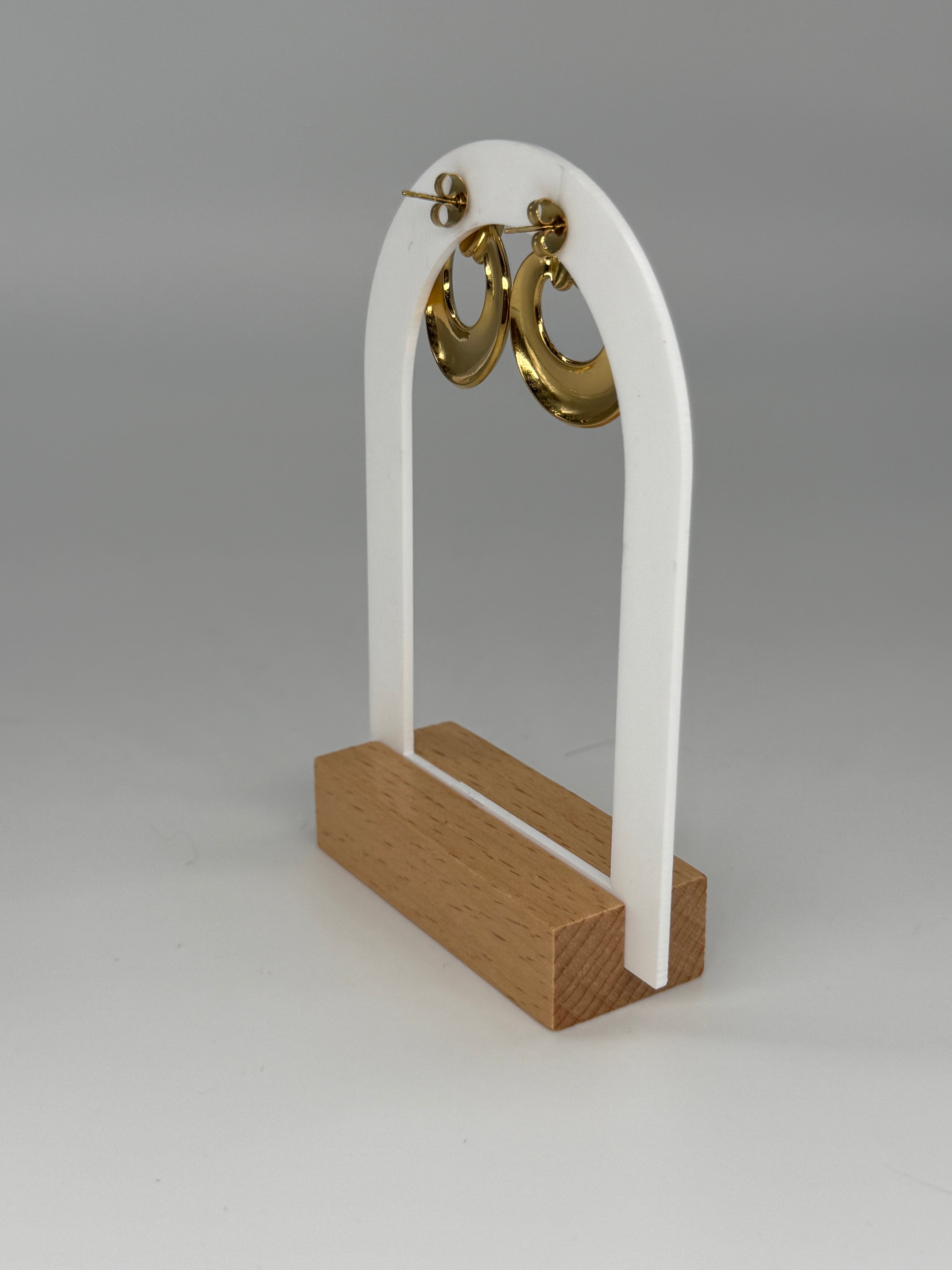 Ohrstecker Mathilda im Ringdesign aus Edelstahl