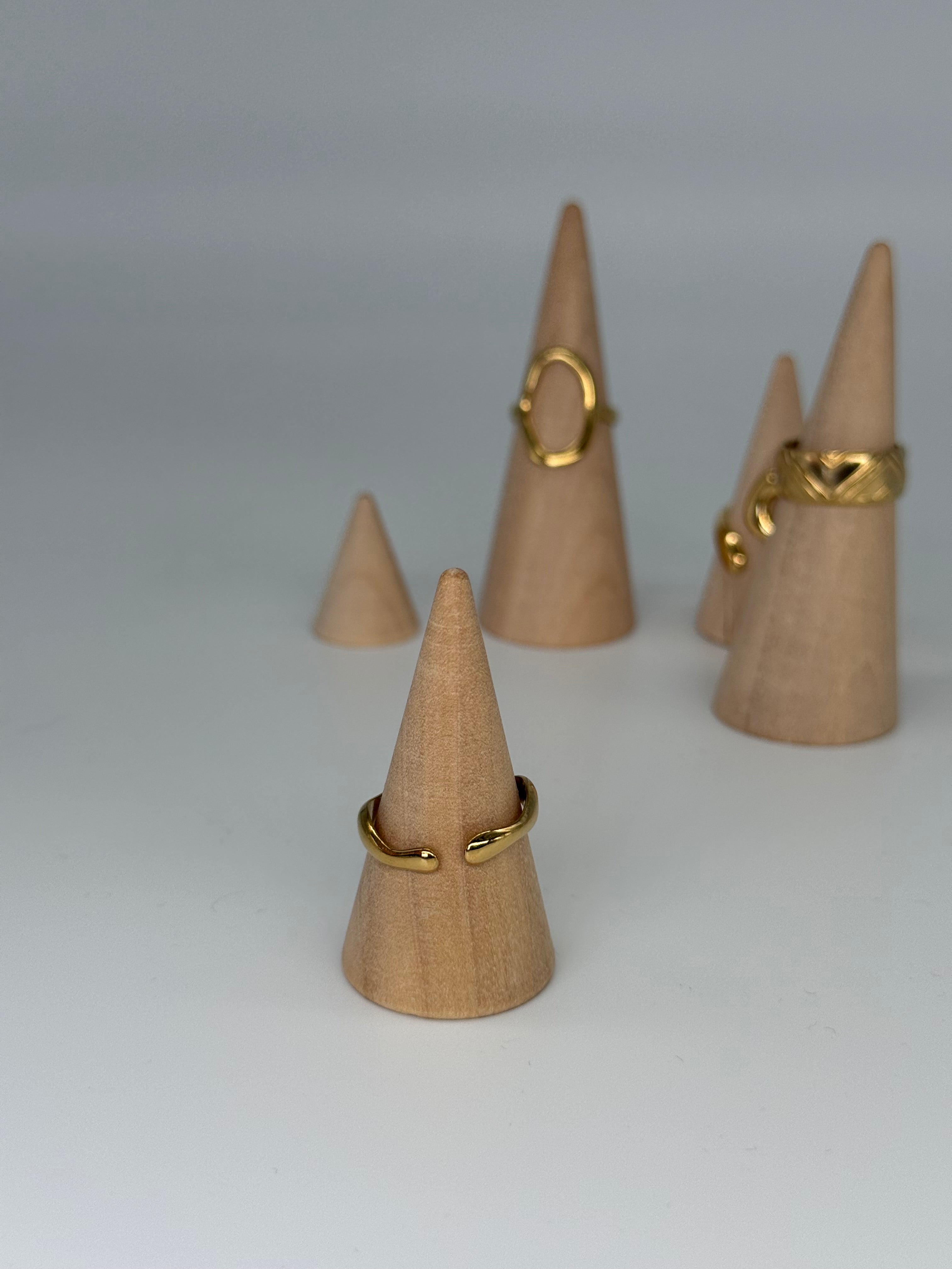 CLASSIC Ring (Gold)- größenverstellbar + 18k vergoldet (verschiedene Ausführungen)