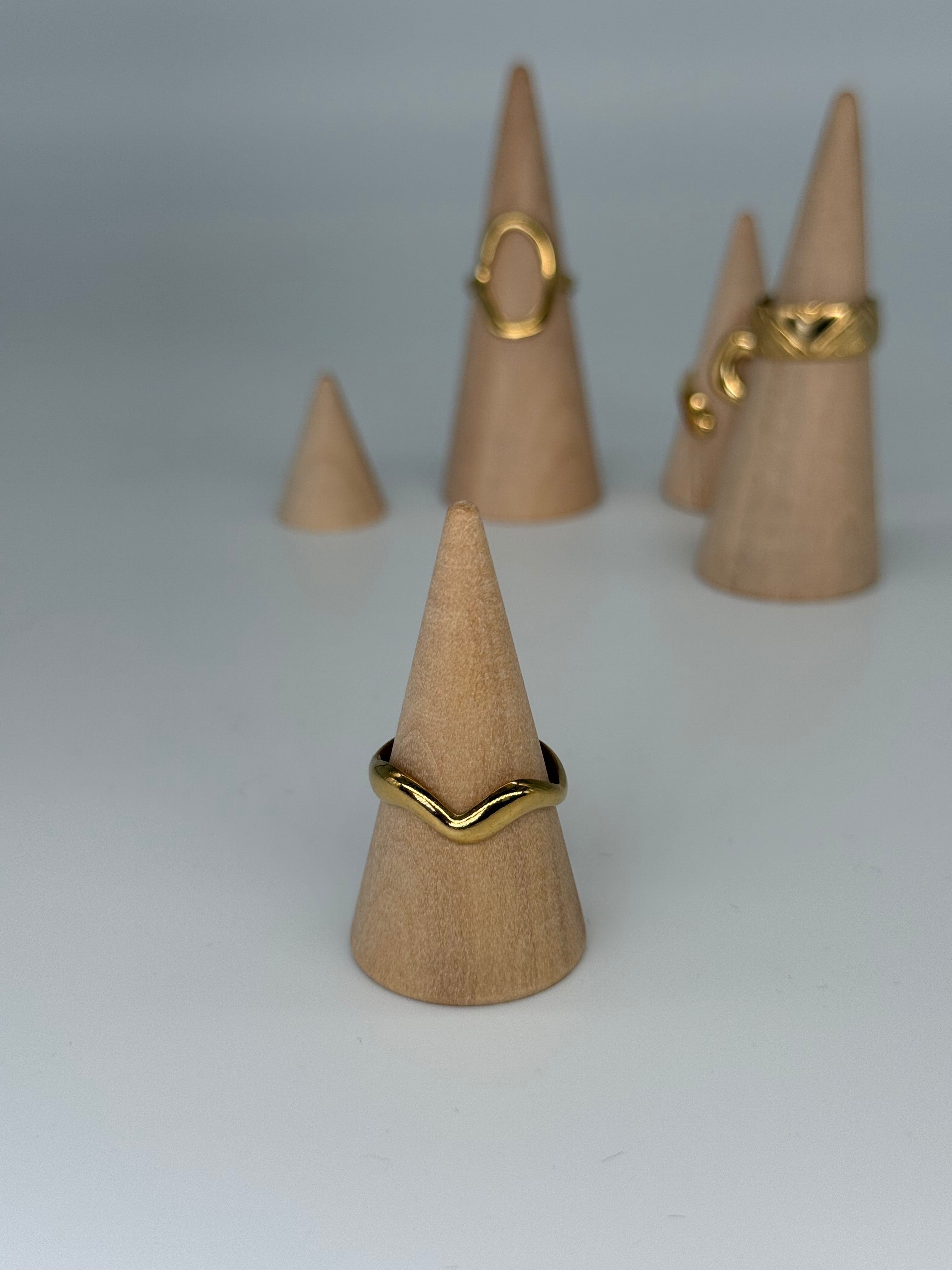 CLASSIC Ring (Gold)- größenverstellbar + 18k vergoldet (verschiedene Ausführungen)