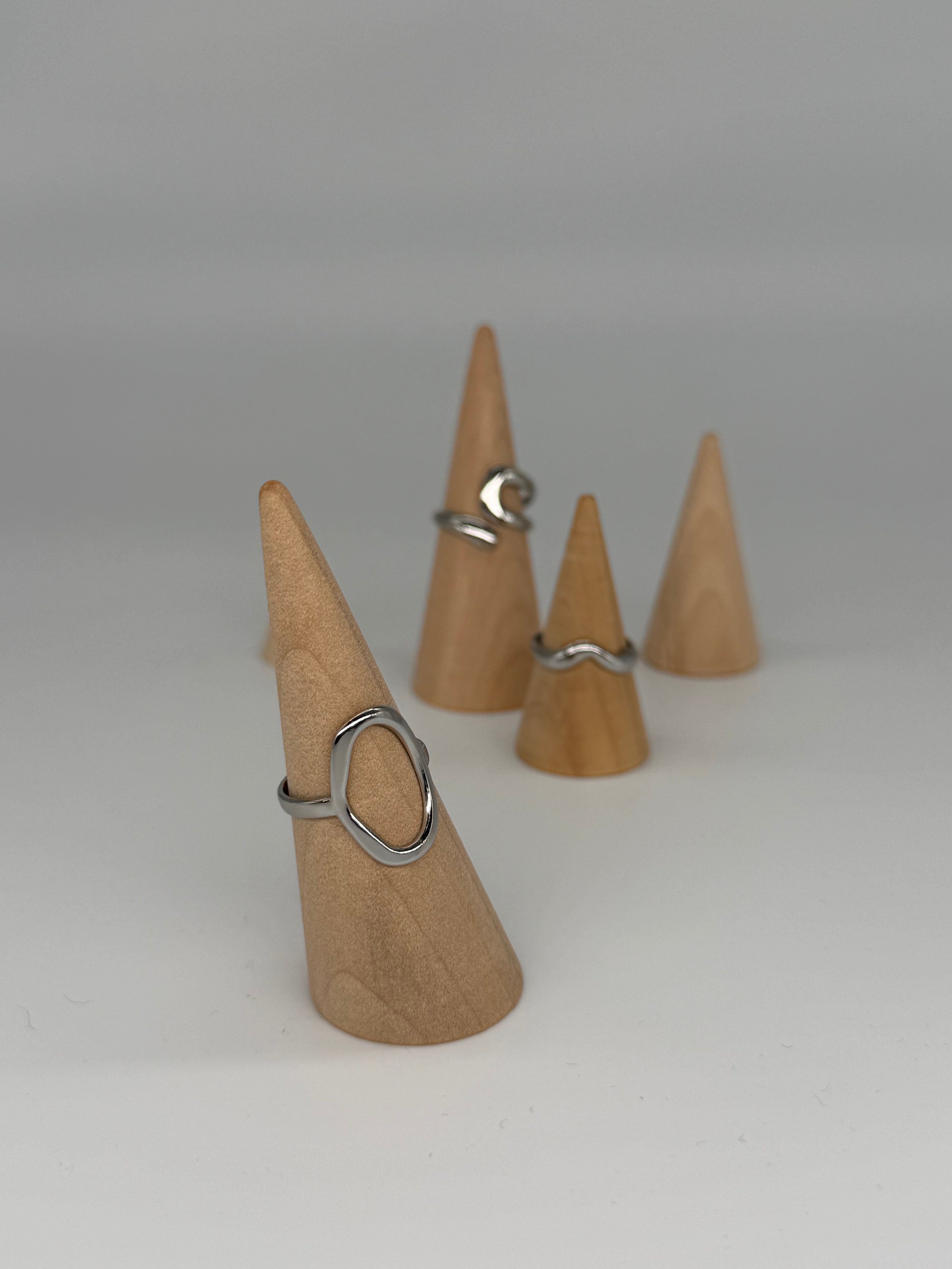 CLASSIC Ring (Silber) - größenverstellbar + 18K Vergoldung (verschiedene Ausführungen)