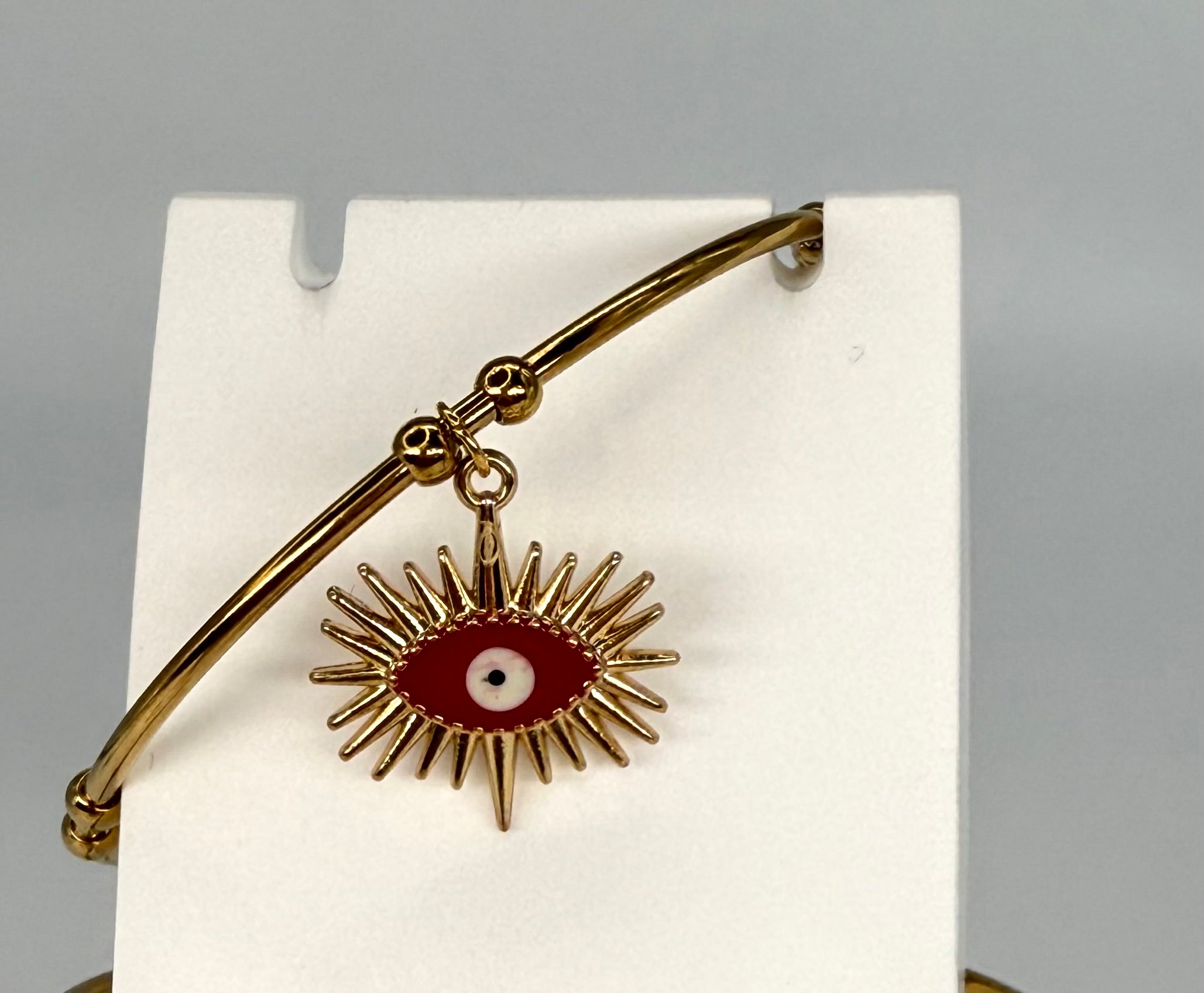 Armreif mit Augensymbol in Gold