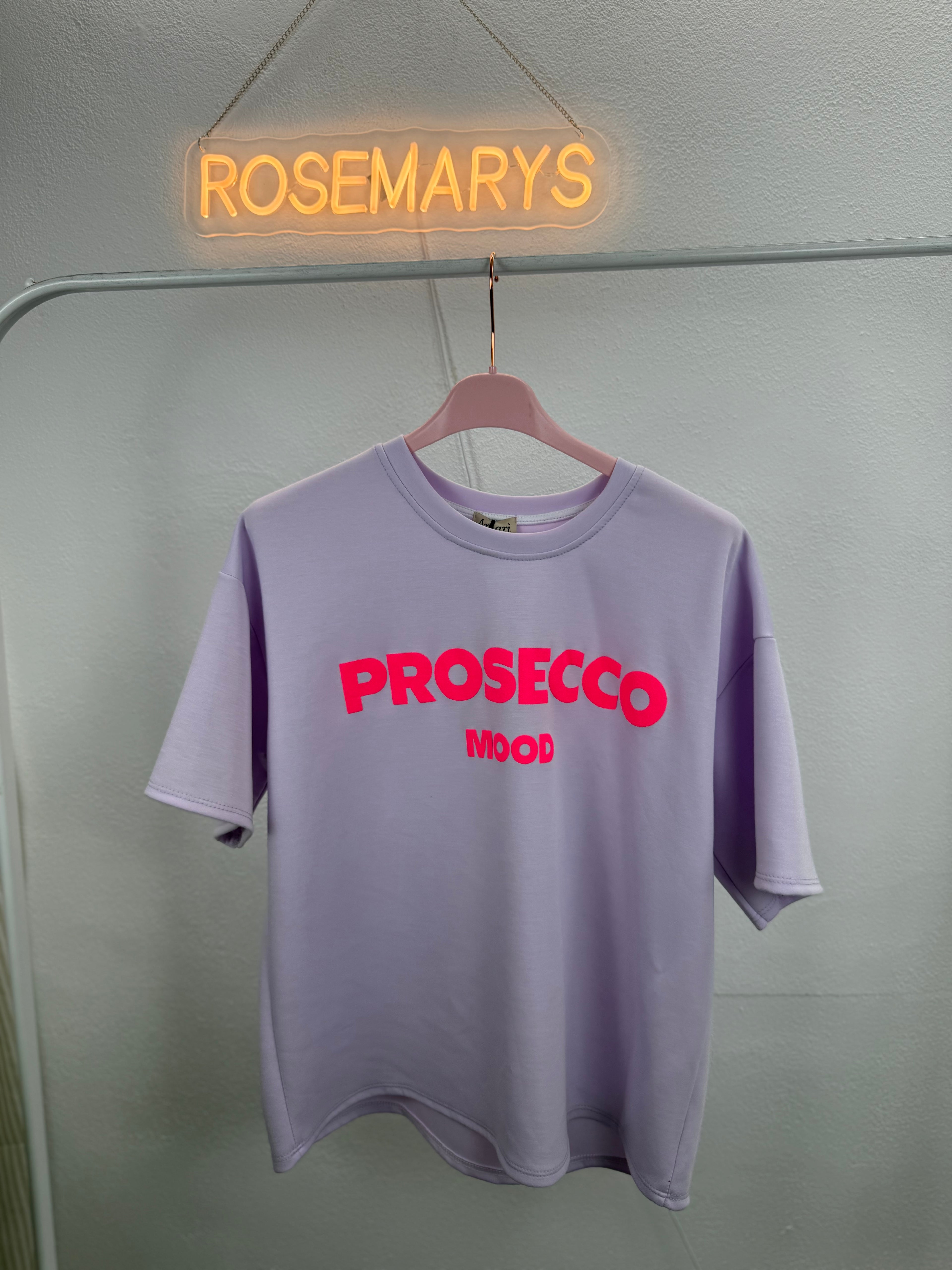 Tshirt aus Butterstoff - PROSECCO MOOD - verschiedene Farben