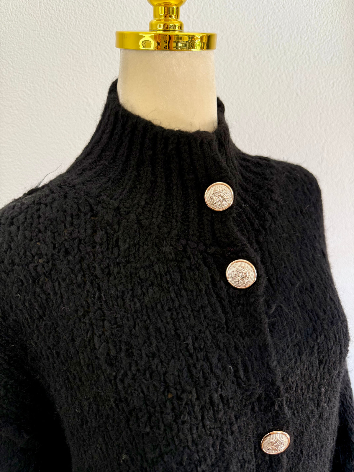 Ultra Oversize Strickcardigan mit Knopfleiste