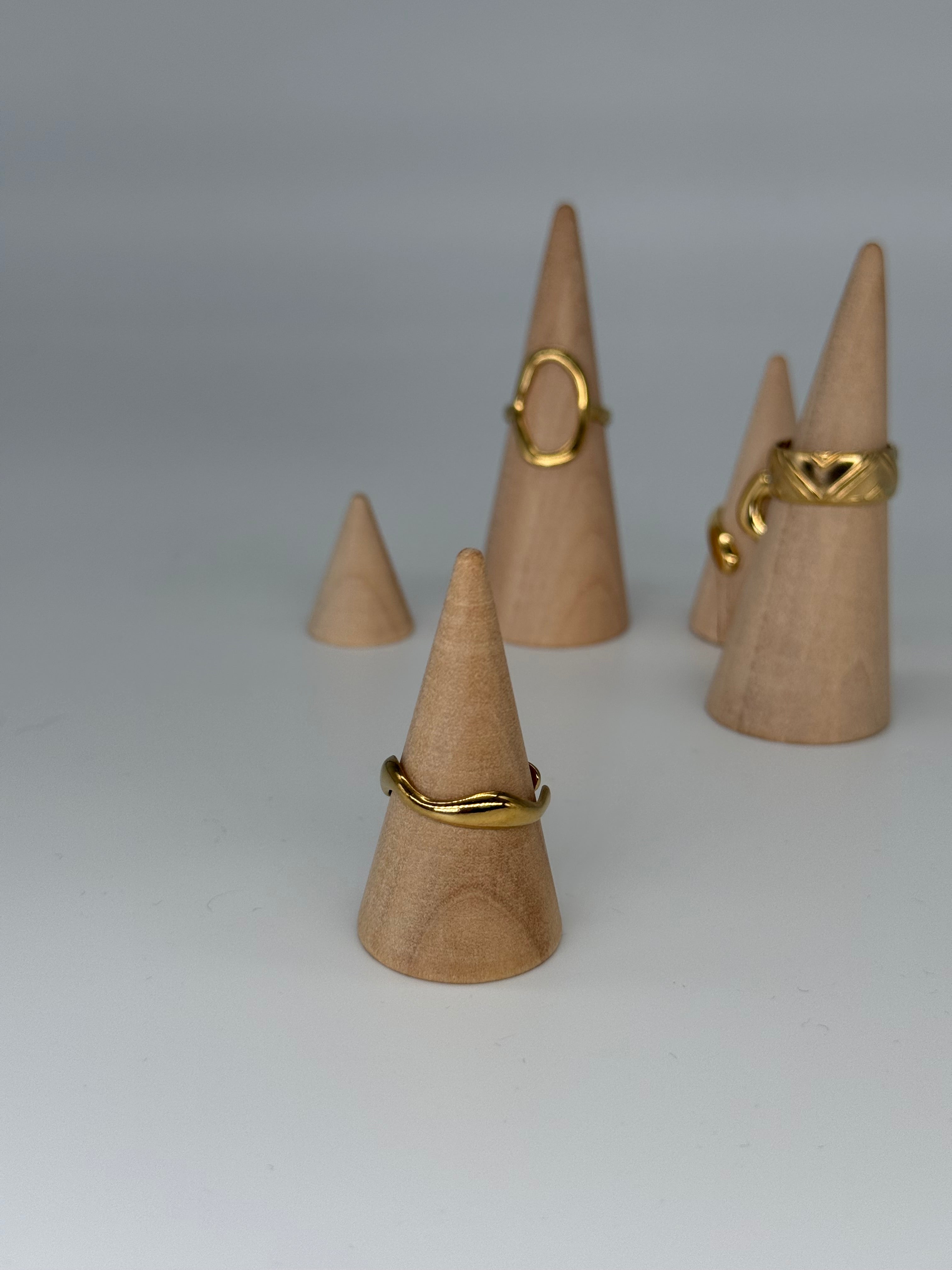 CLASSIC Ring (Gold)- größenverstellbar + 18k vergoldet (verschiedene Ausführungen)