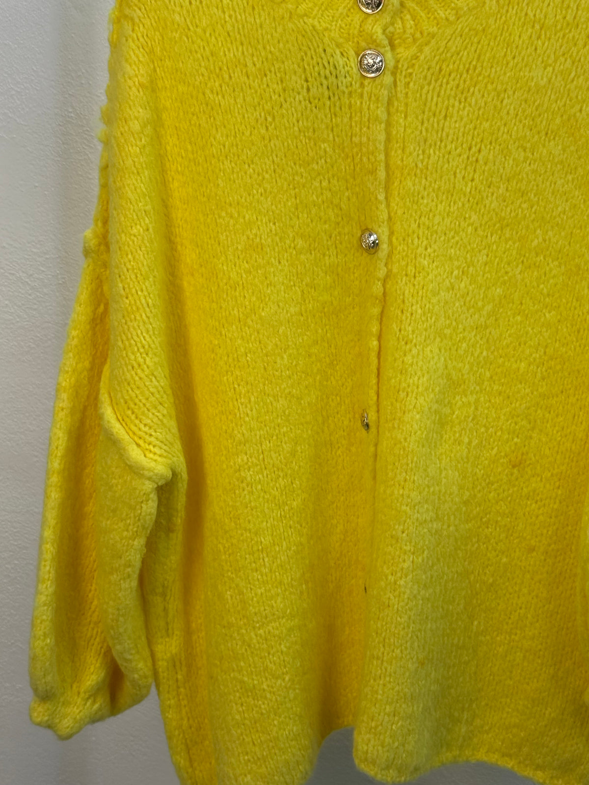 Ultra Oversize Strickcardigan mit Knopfleiste