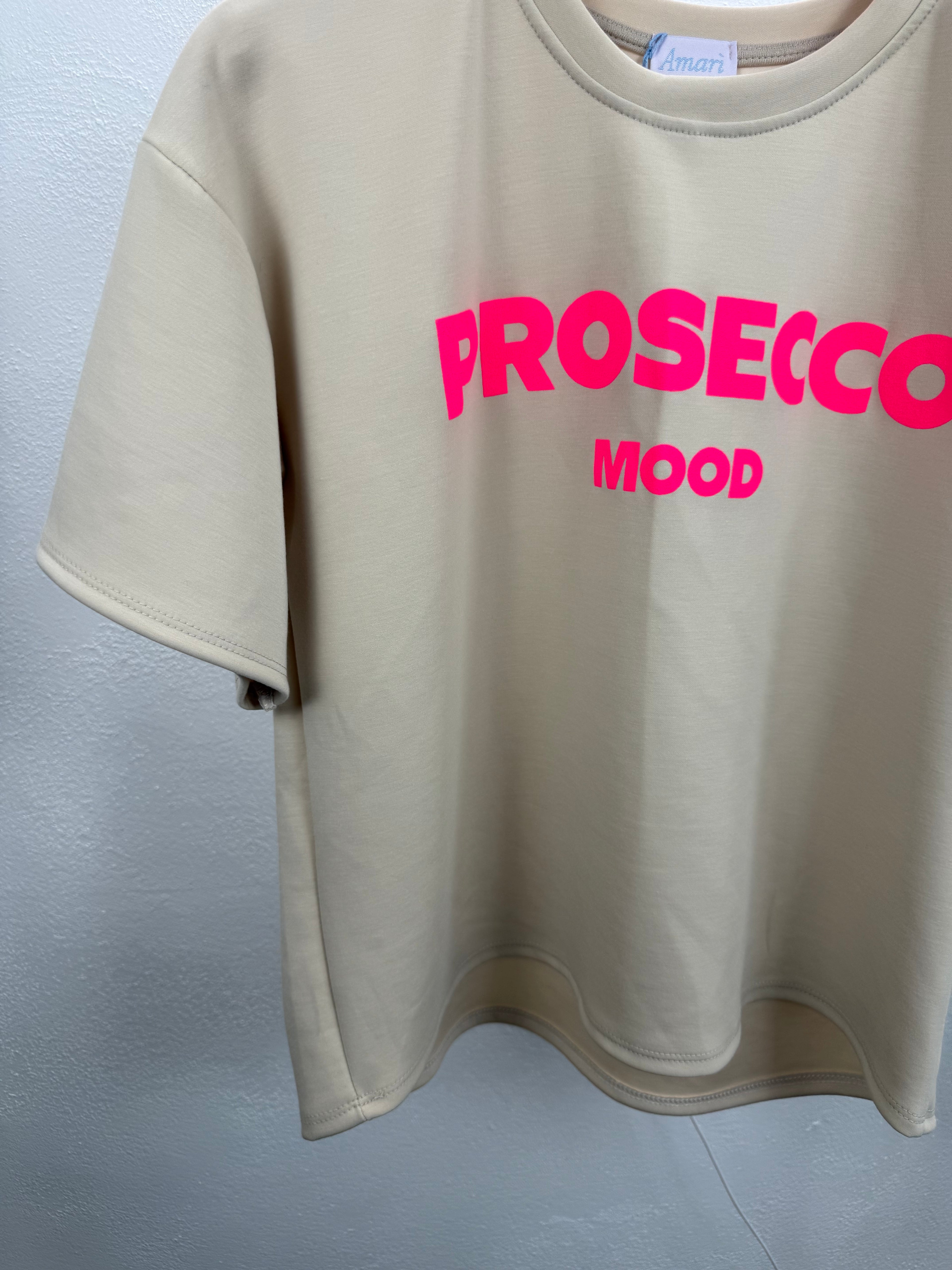 Tshirt aus Butterstoff - PROSECCO MOOD - verschiedene Farben