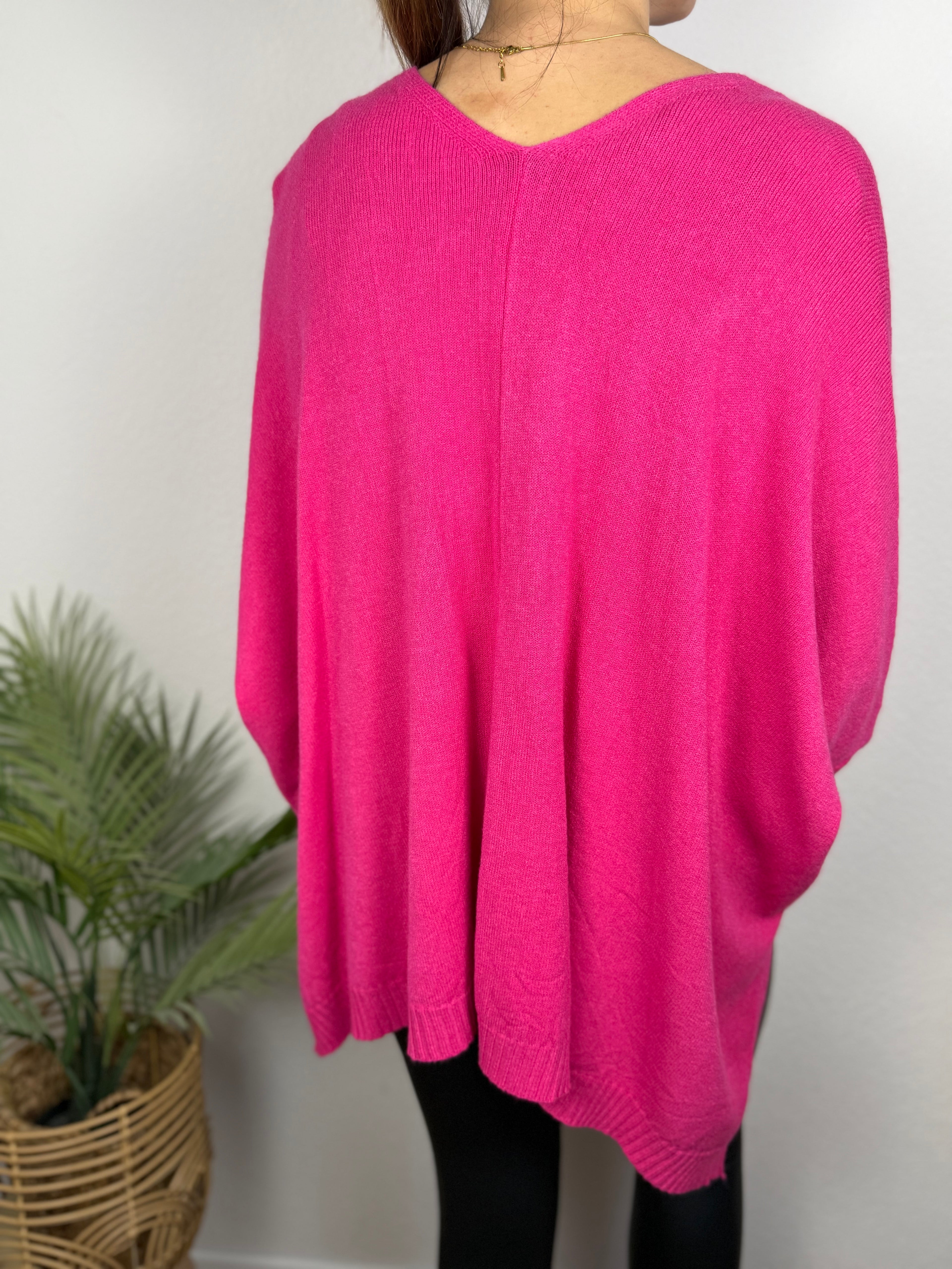 Ultra Oversize Strickjacke Elisa mit Knöpfen - butterweich dank Viskose (Kopie)