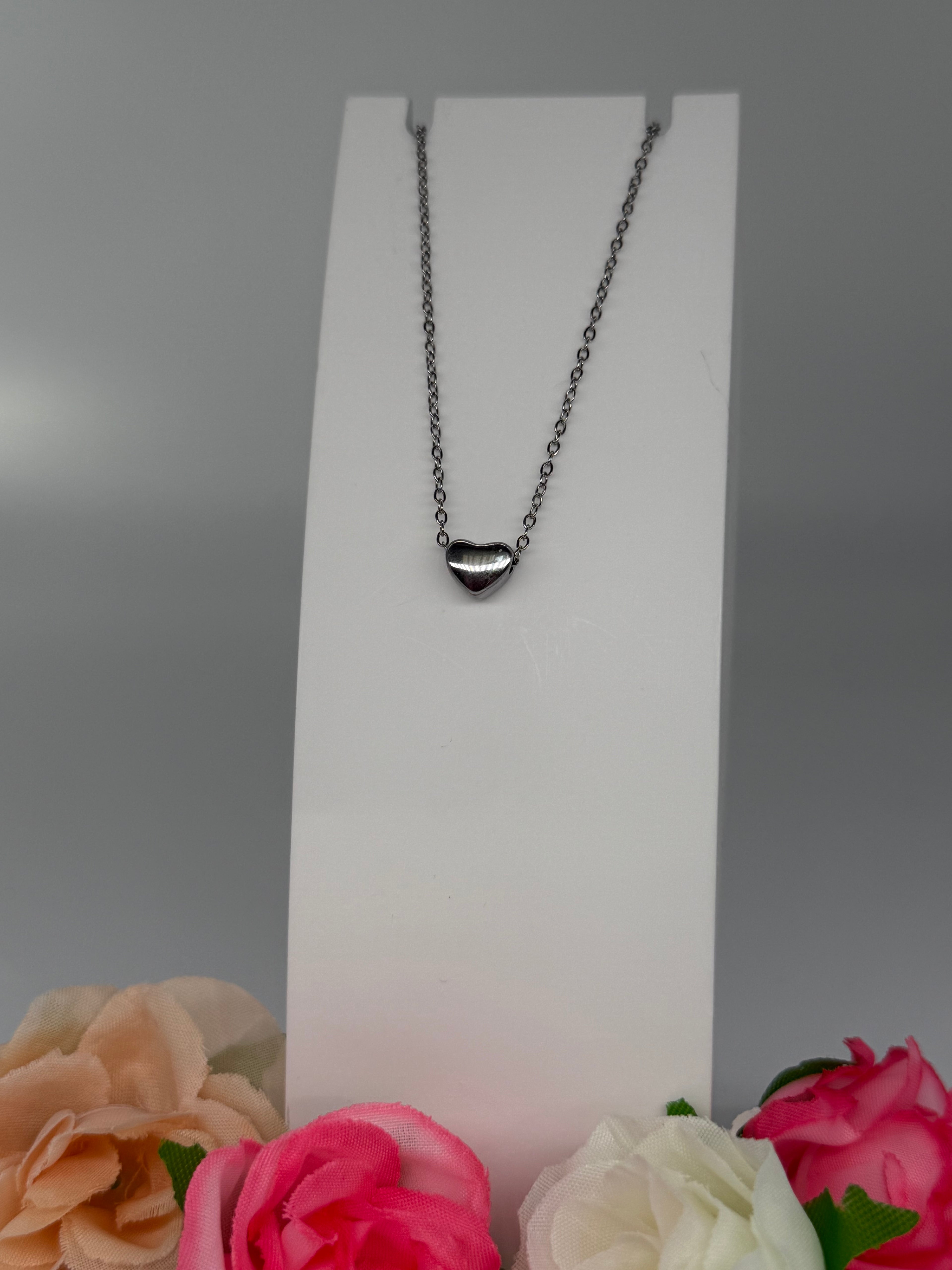 Kette SMALL HEART - in Gold und Silber