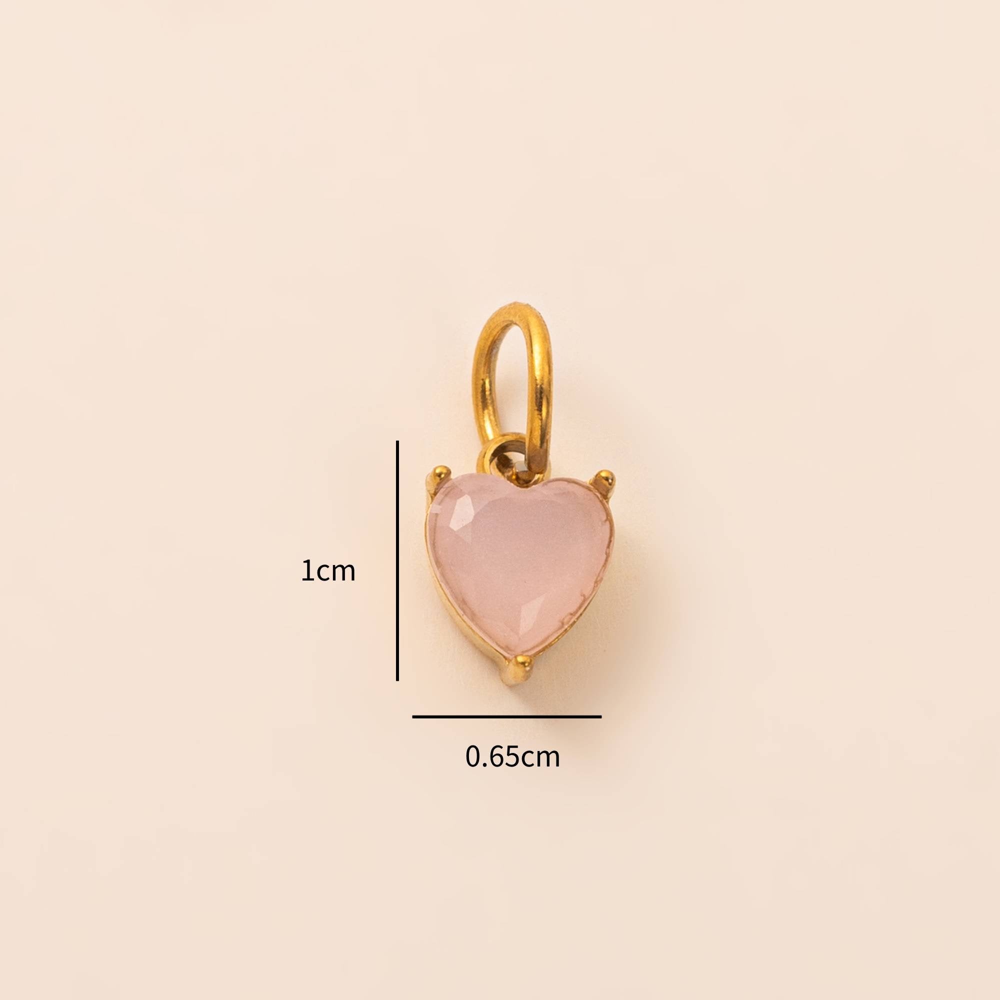 Charms Anhänger - DIY KETTE - wasserfest, Edelstahl, 18k vergoldet