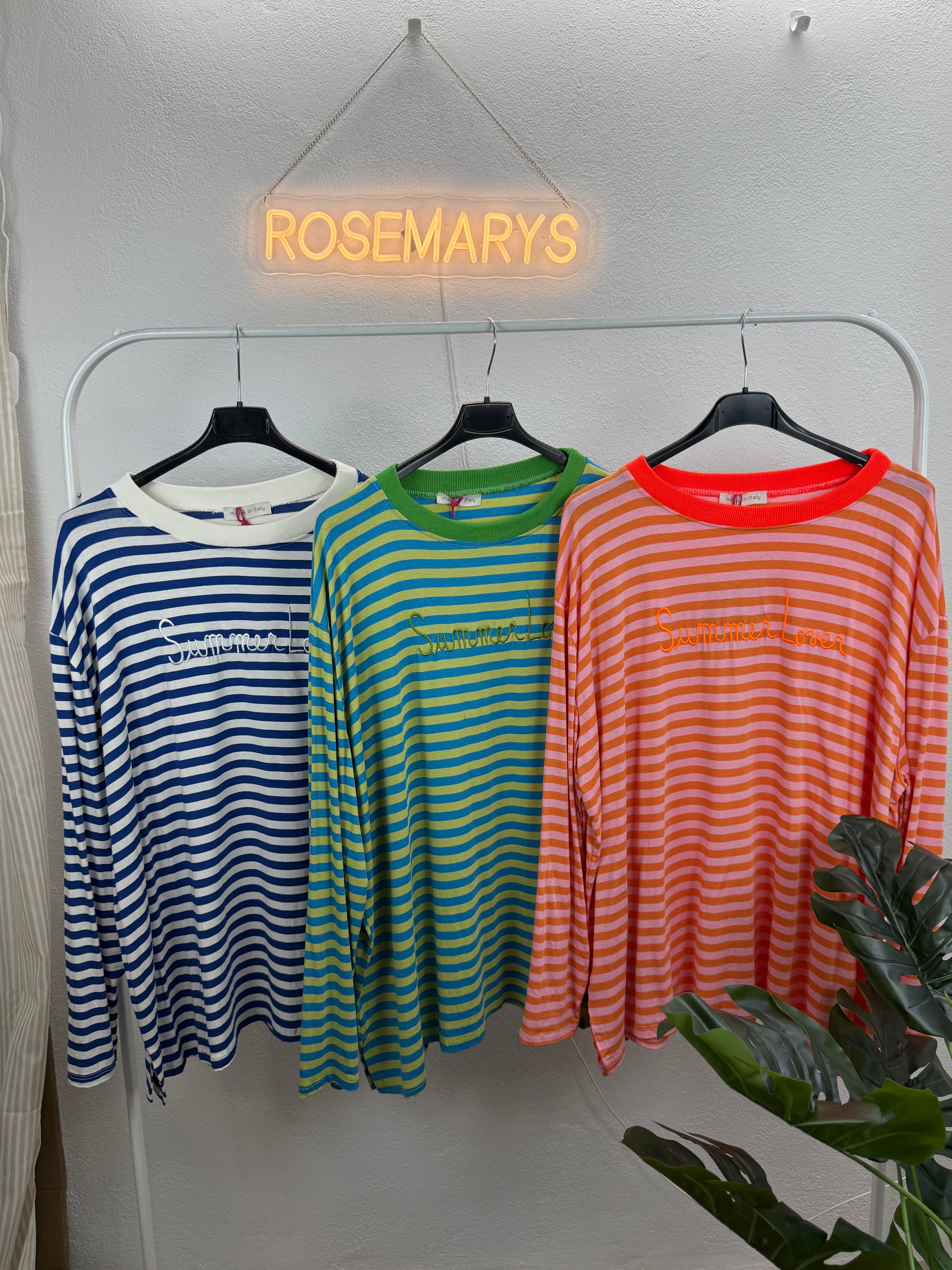 Oversize Shirt SUMMER LOVER - verschiedene Farben