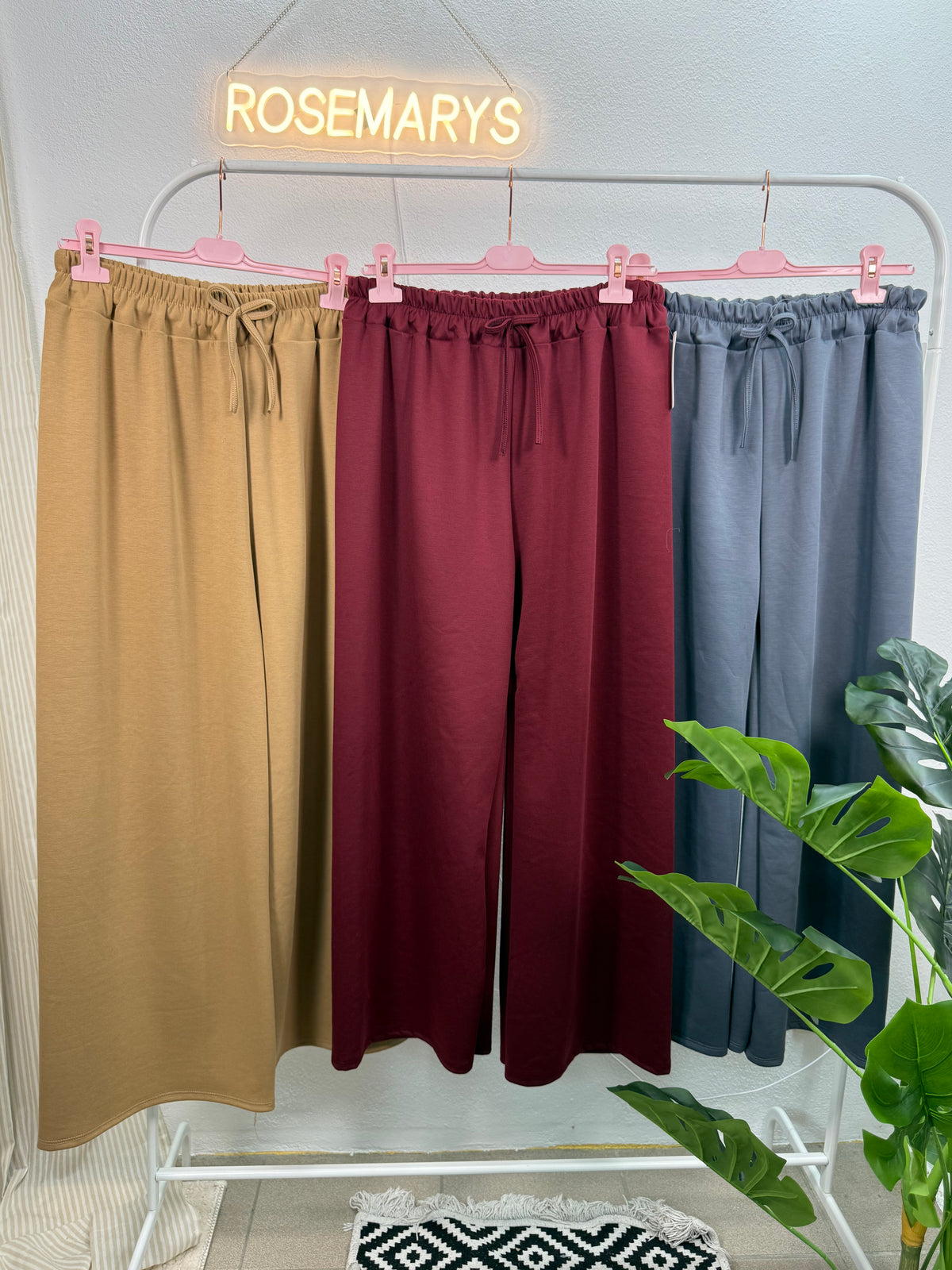 Oversize Buttersoft Wide-Leg Hose mit Schnürbund 🤎 - passt von 40-46/48