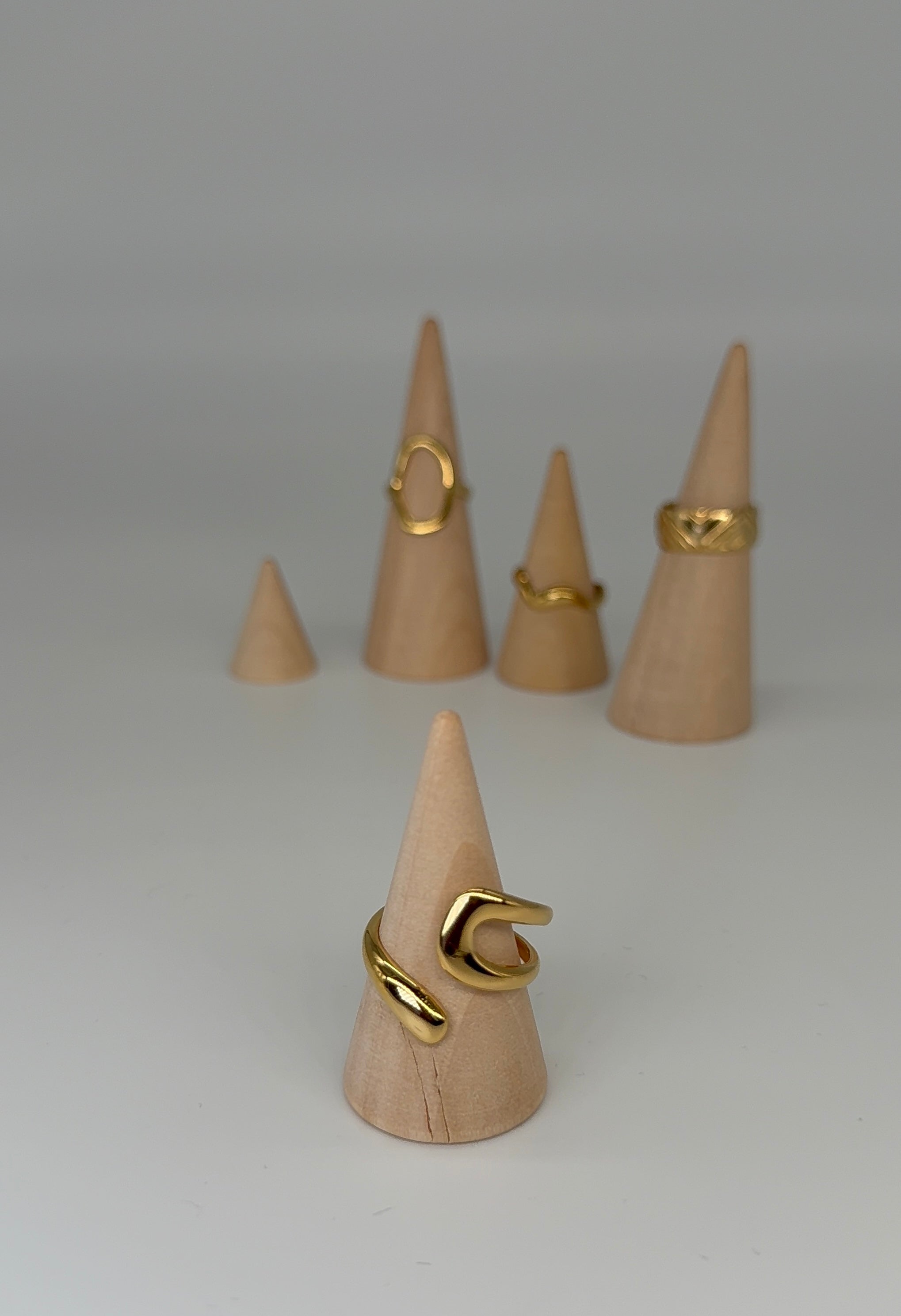 CLASSIC Ring (Gold)- größenverstellbar + 18k vergoldet (verschiedene Ausführungen)