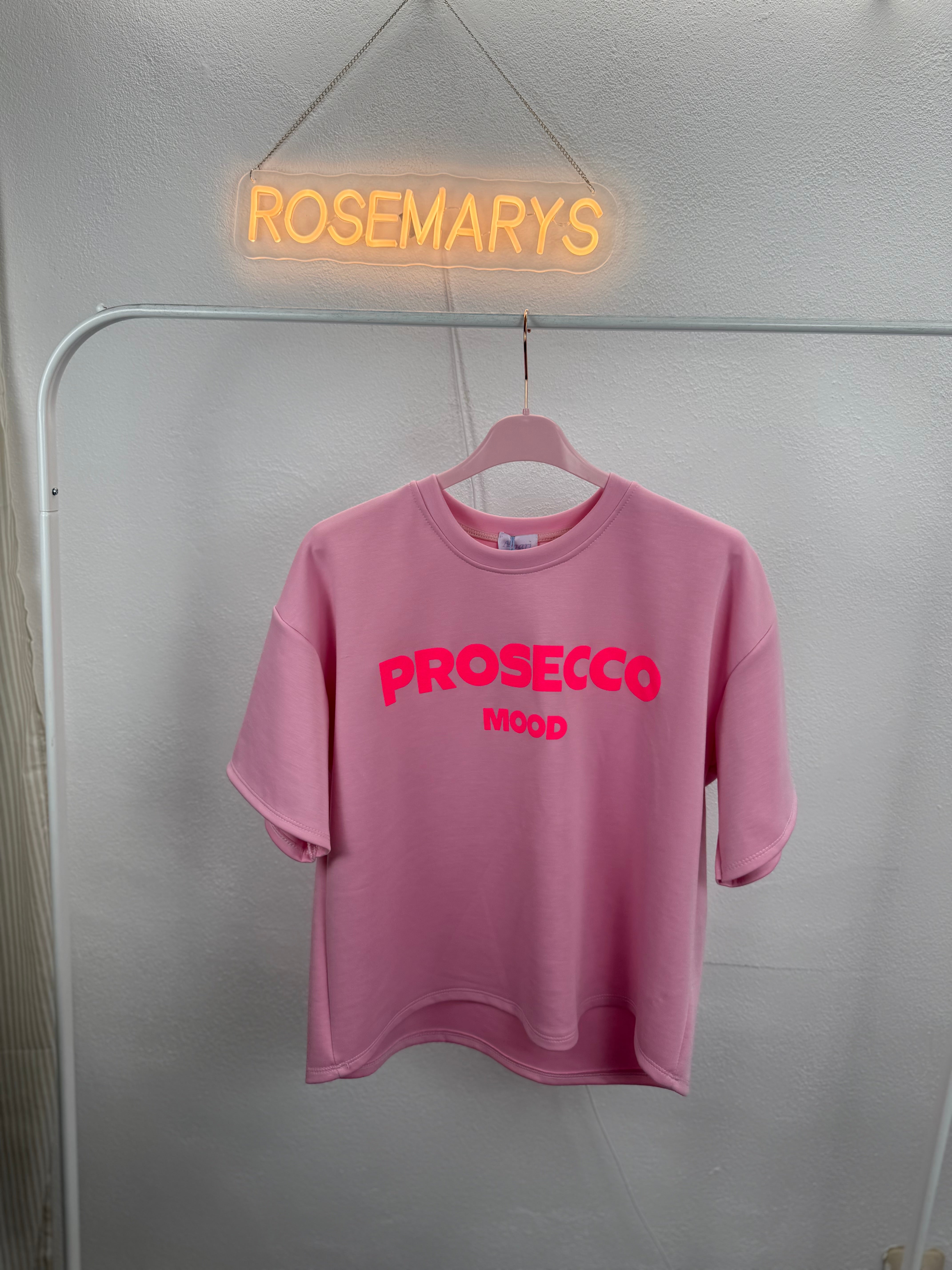 Tshirt aus Butterstoff - PROSECCO MOOD - verschiedene Farben