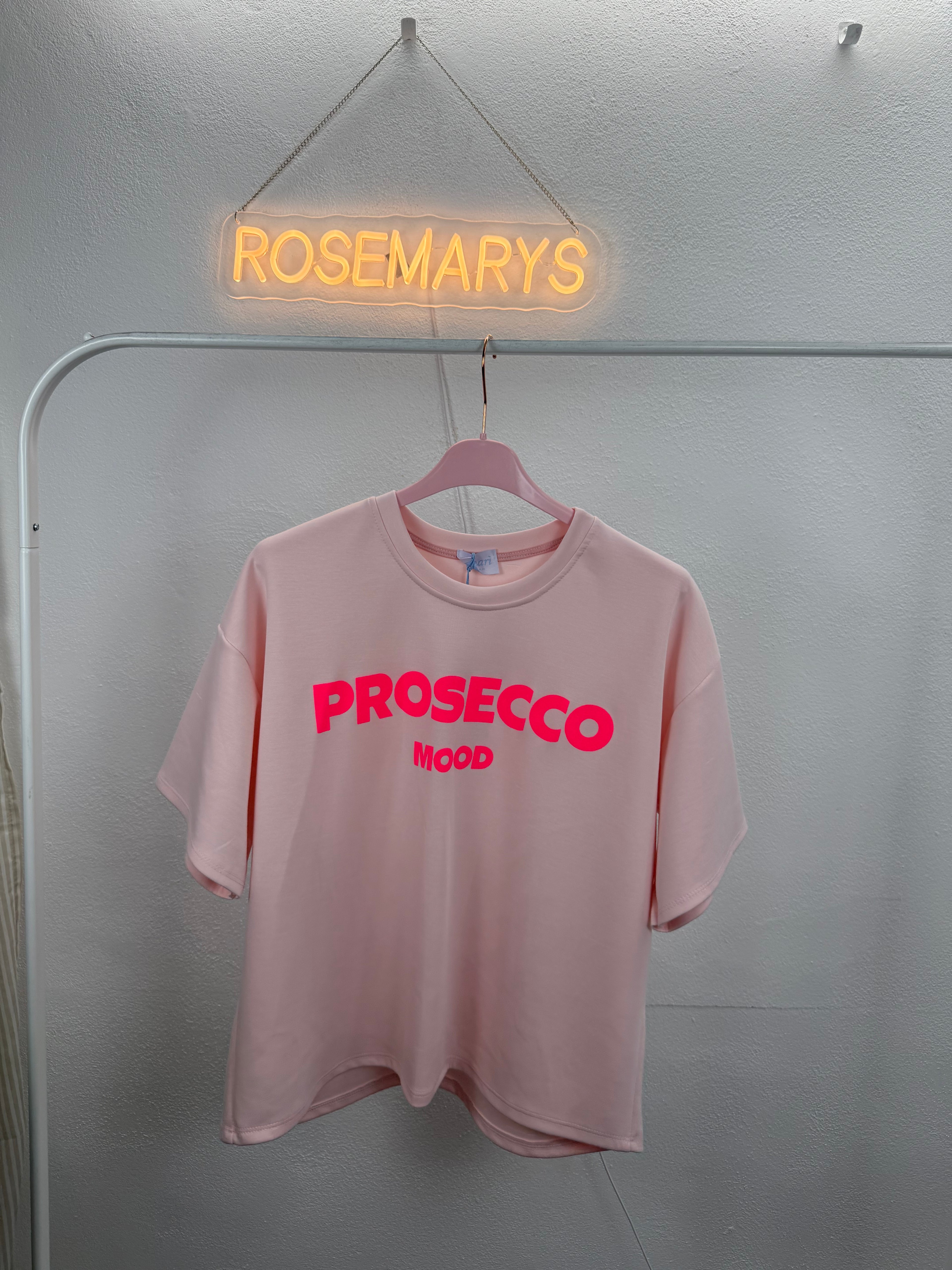 Tshirt aus Butterstoff - PROSECCO MOOD - verschiedene Farben
