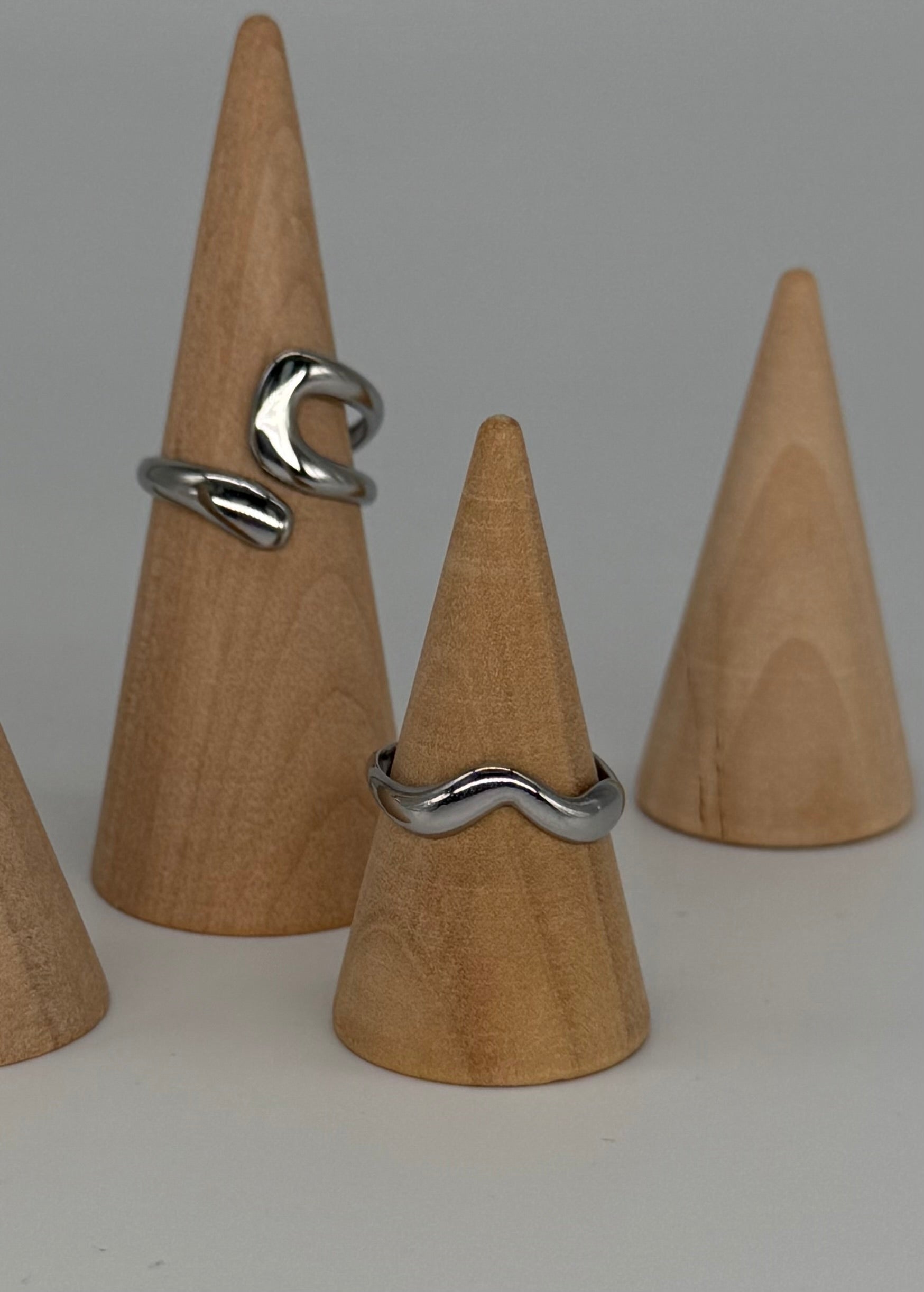 CLASSIC Ring (Silber) - größenverstellbar + 18K Vergoldung (verschiedene Ausführungen)