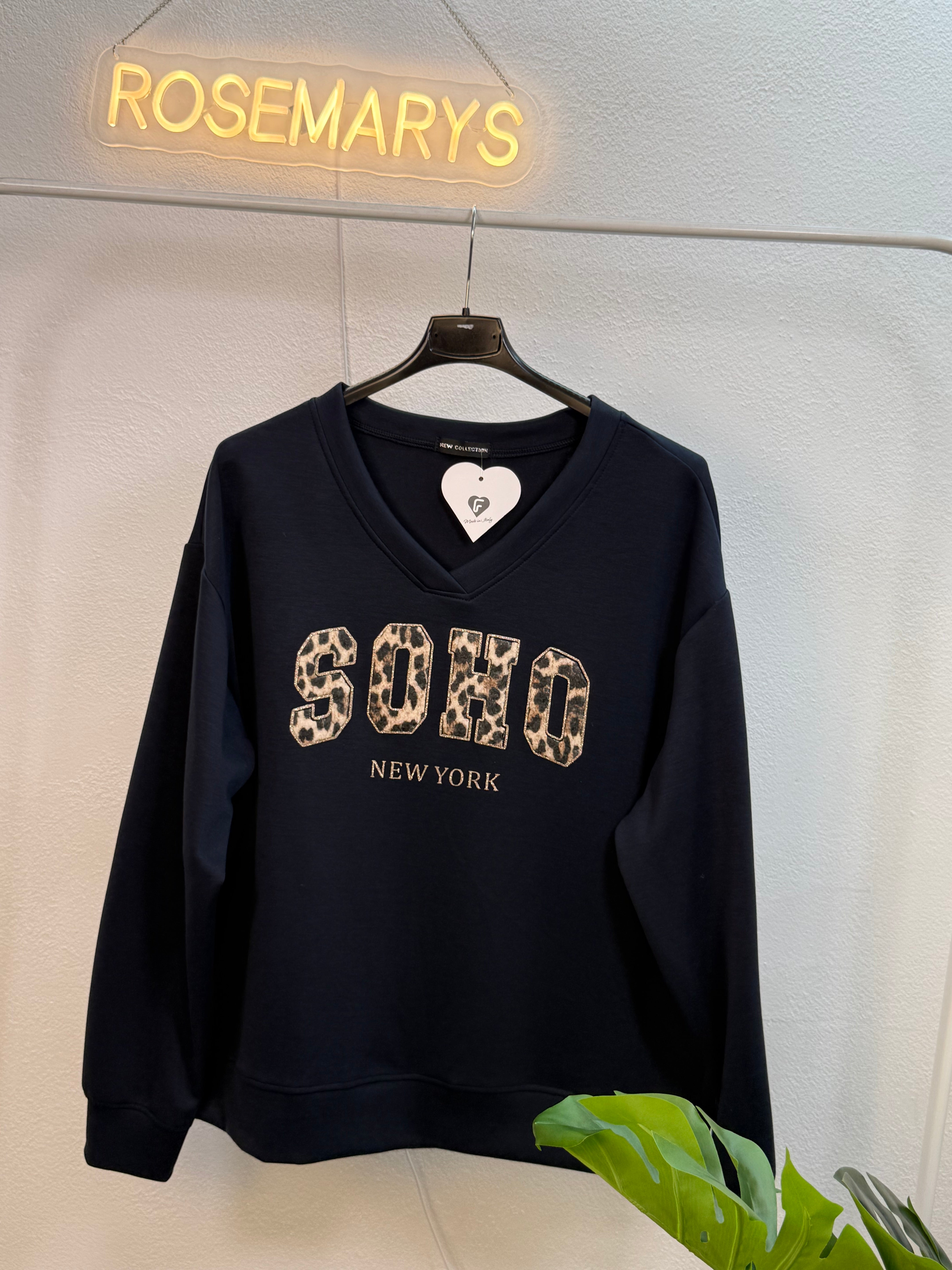 Soho Pullover – Leo Details 🐆✨- verschiedene Farben