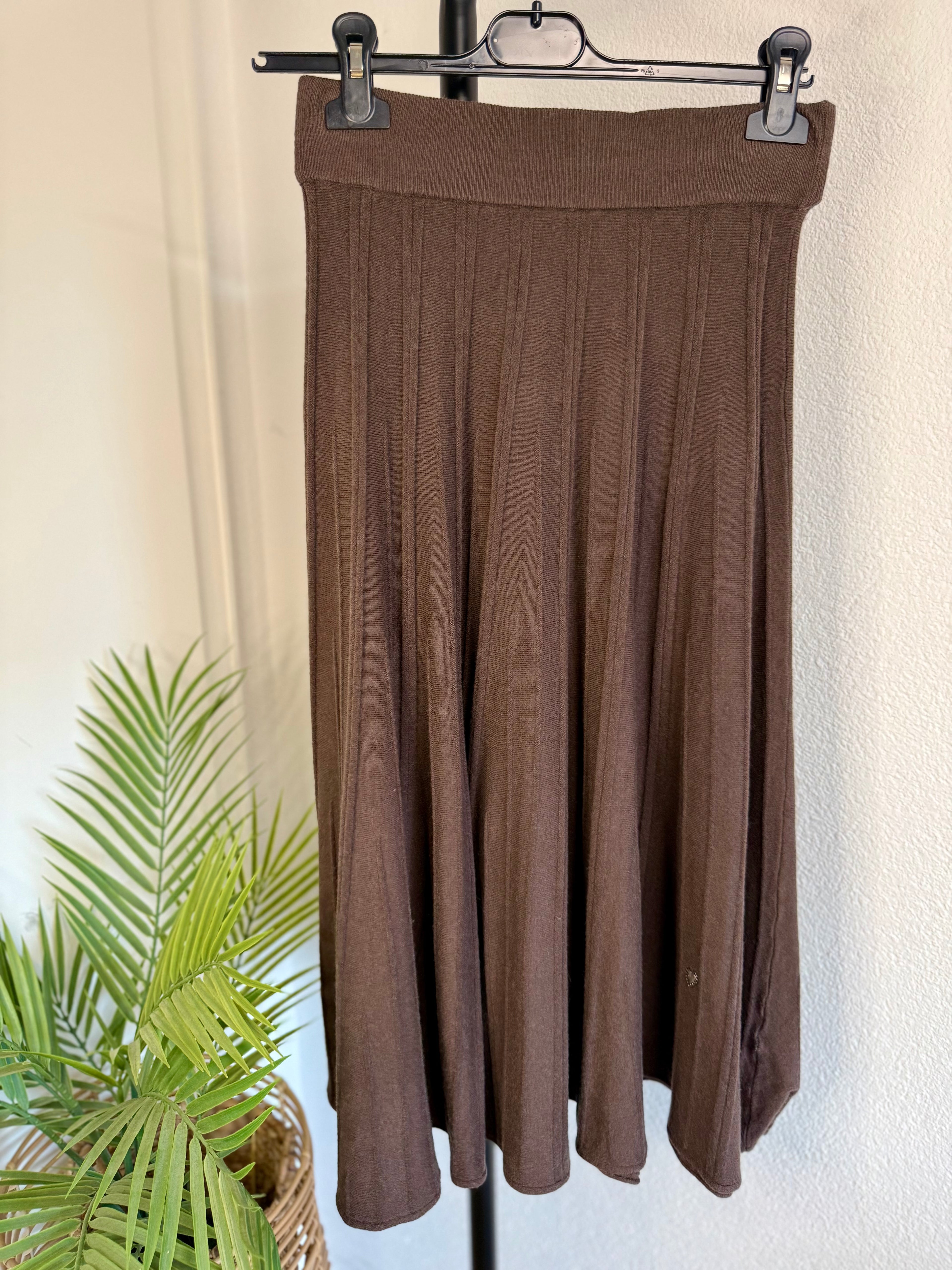 Weicher Strickrock mit Viskose