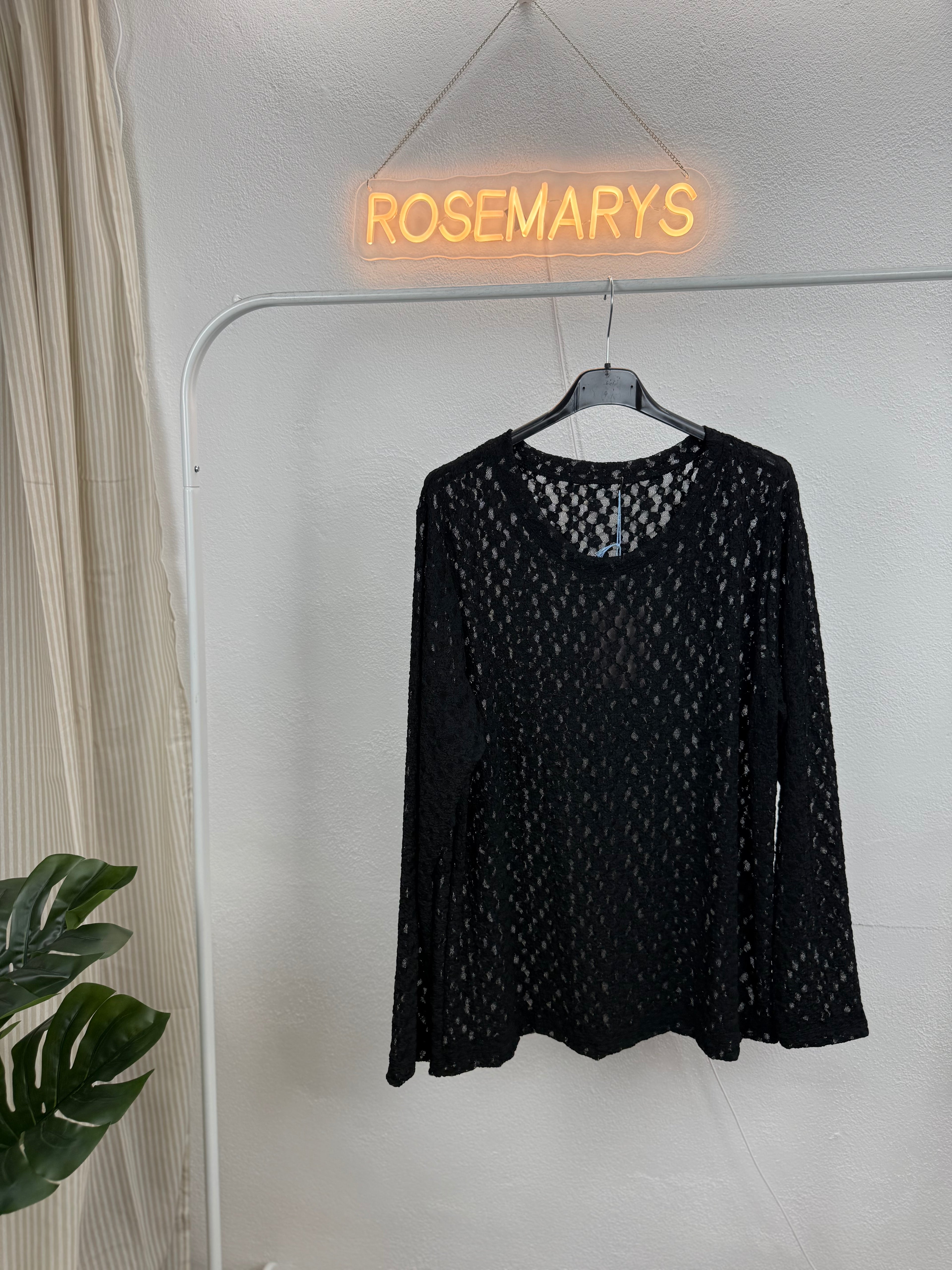 Leichtes Shirt mit Spitze - LUCY