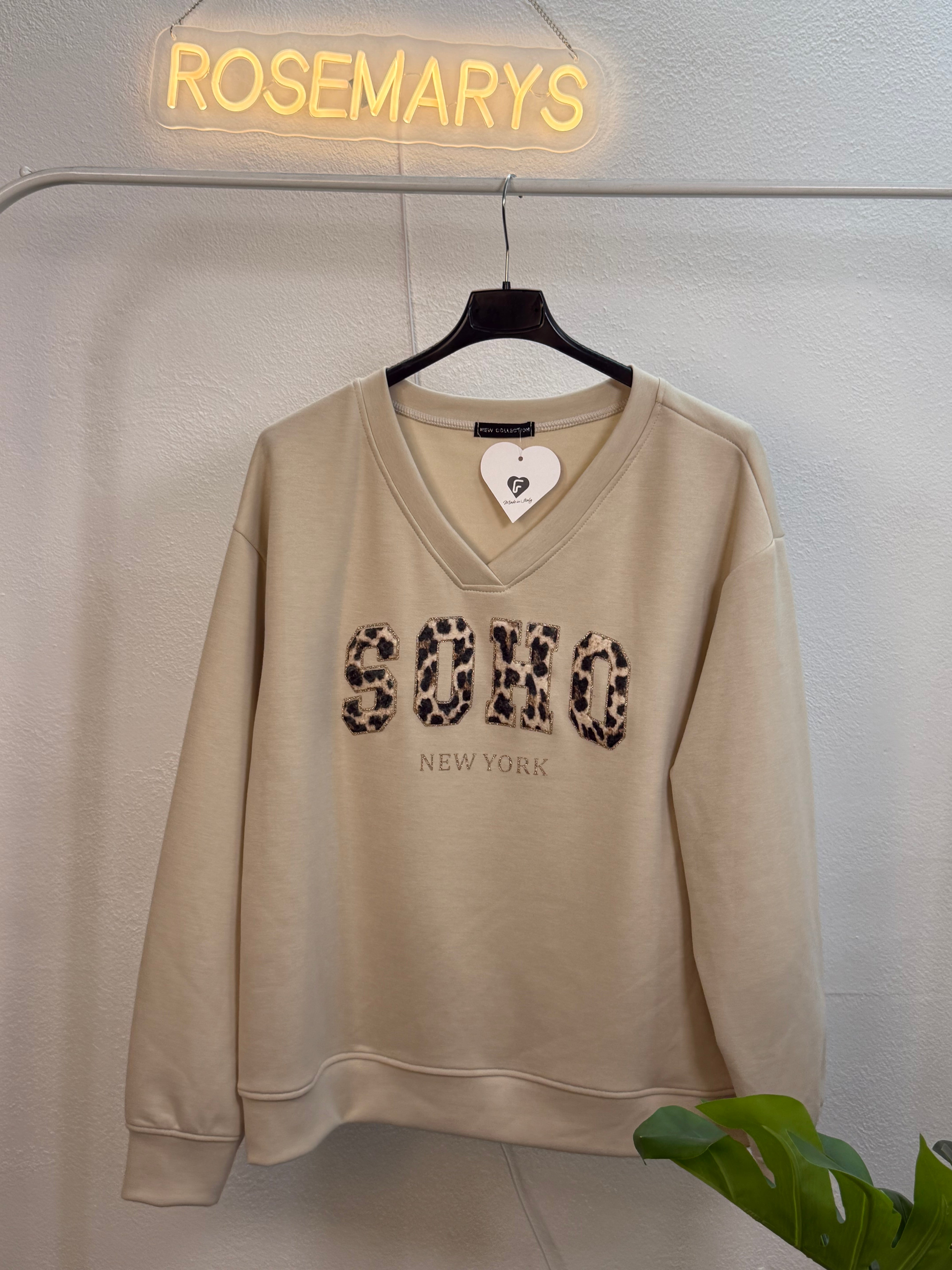 Soho Pullover – Leo Details 🐆✨- verschiedene Farben