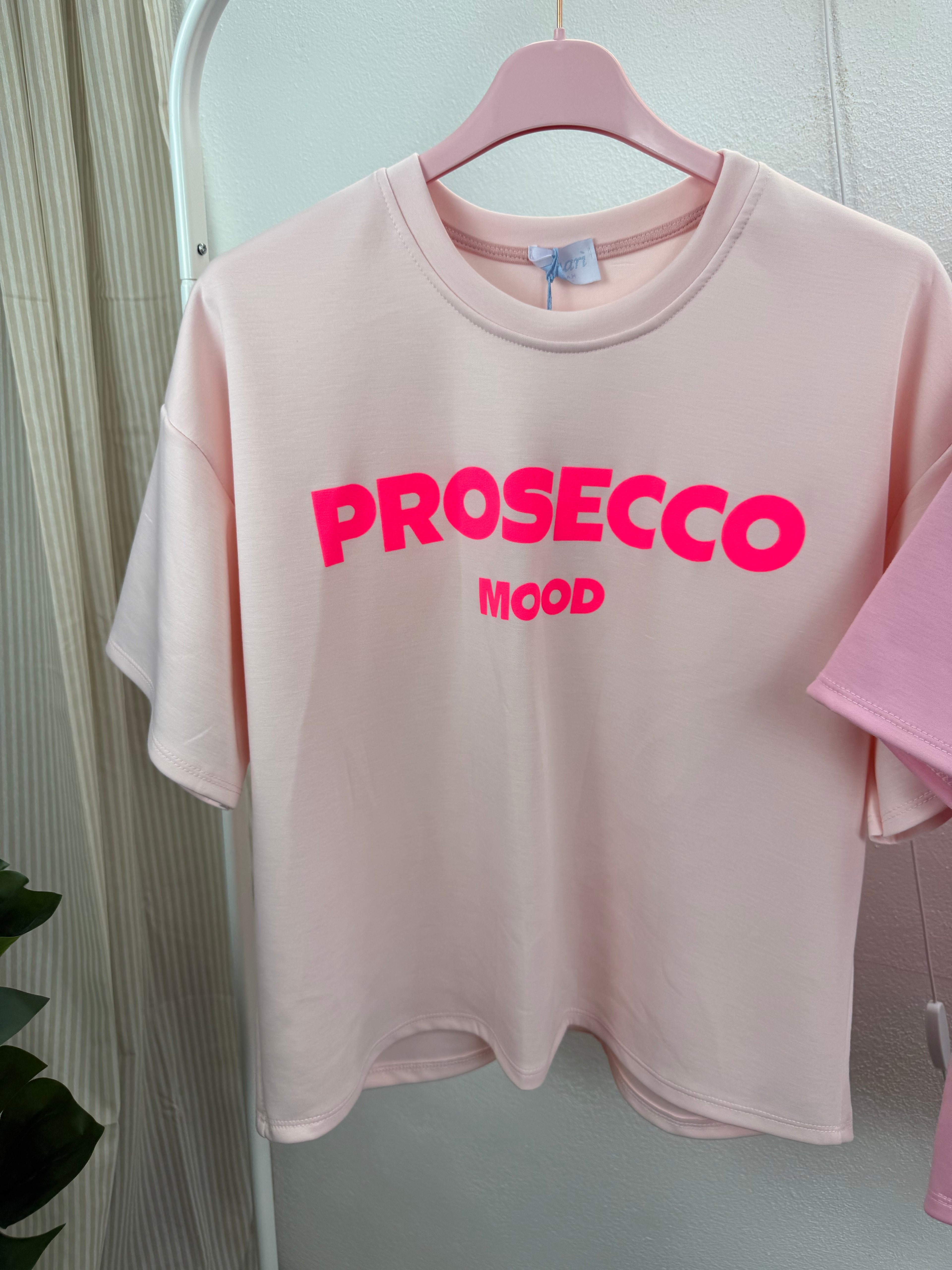 Tshirt aus Butterstoff - PROSECCO MOOD - verschiedene Farben