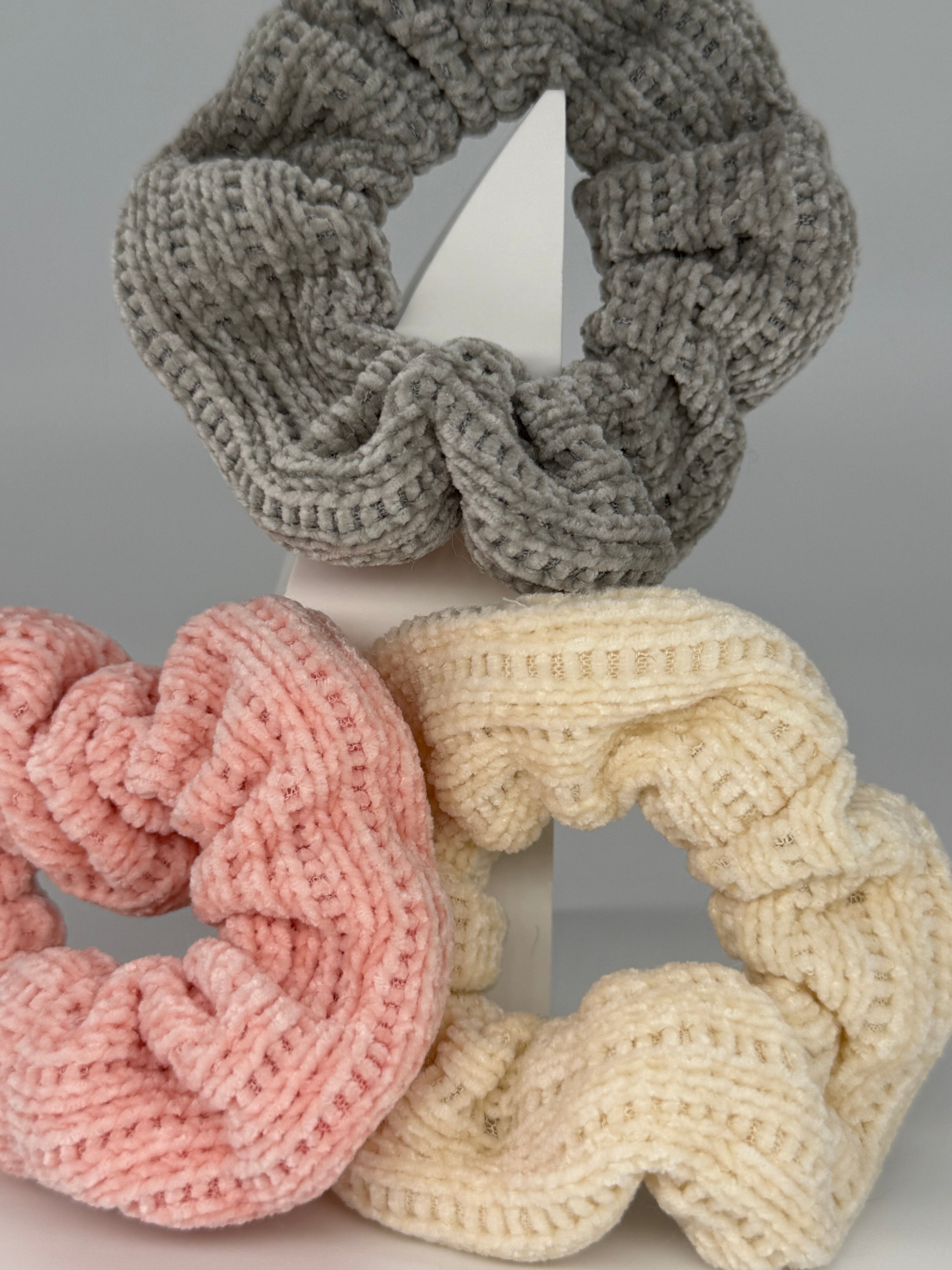 Scrunchie Soft Strick Haargummi MIDI Size