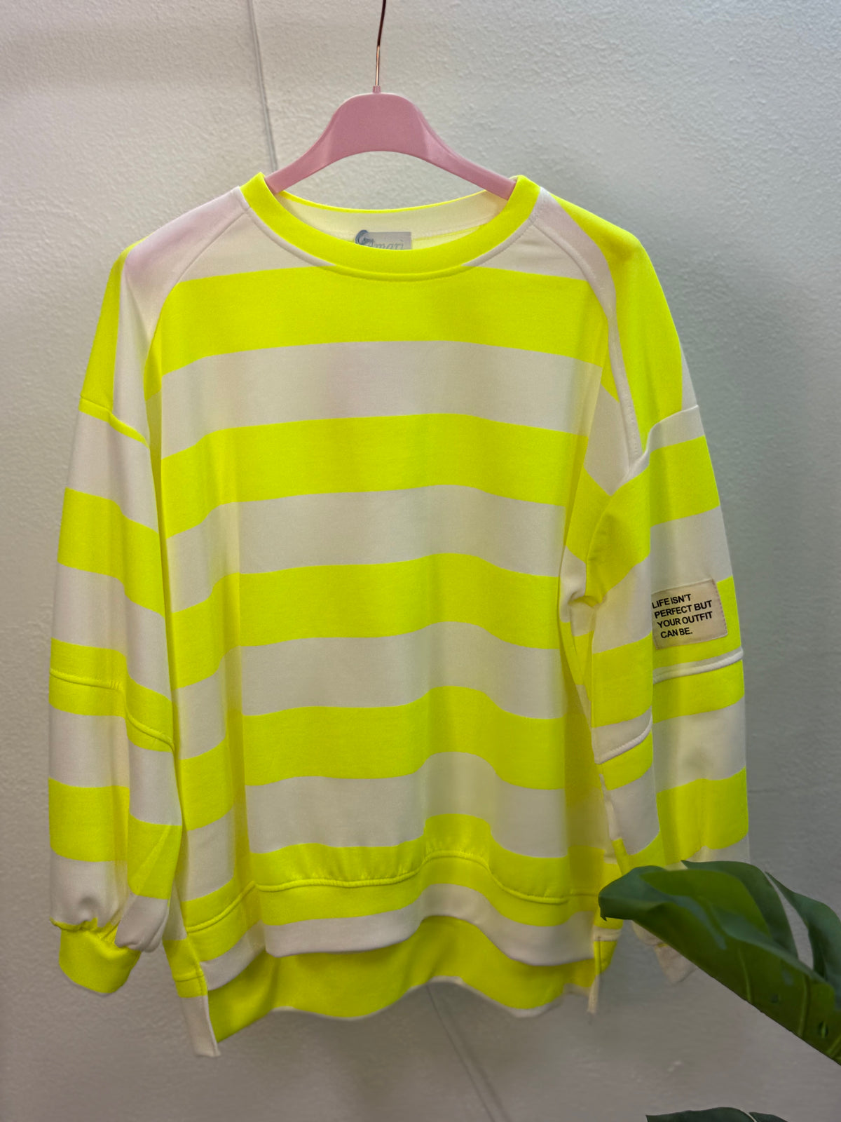 Color Crush Oversize-Pullover 🌈 - mit Streifen