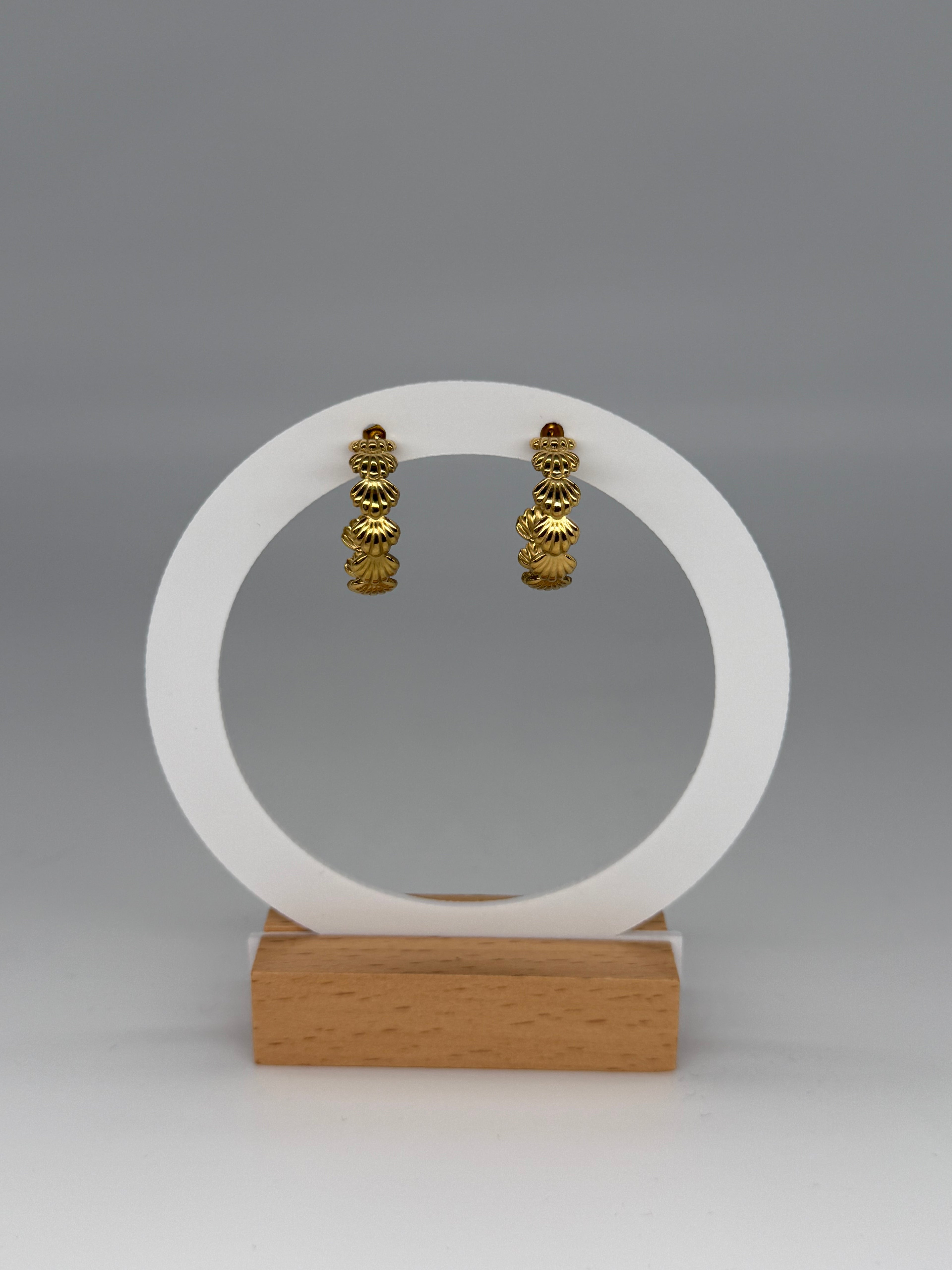 Creolen im Muscheldesign